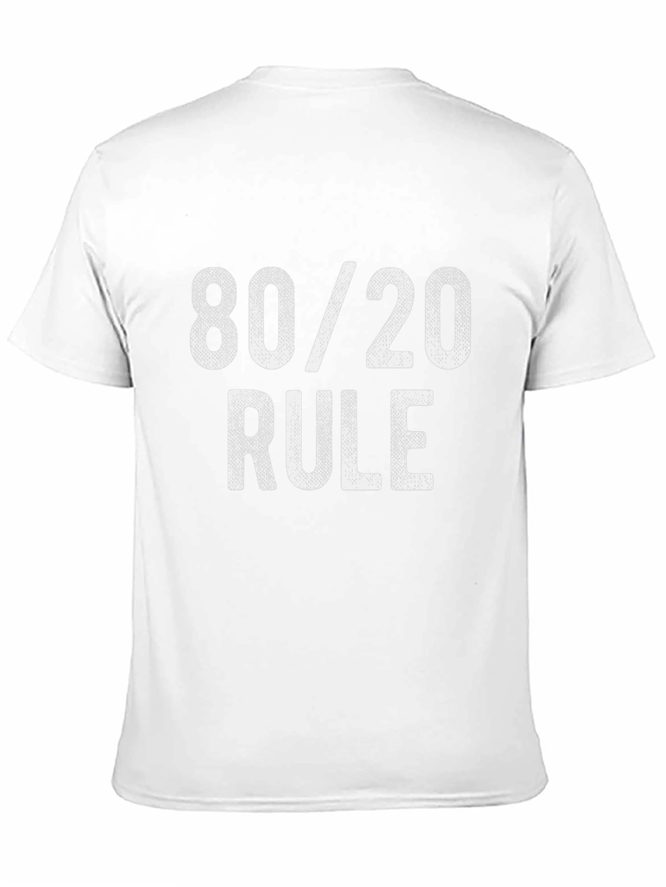80/20 Rule T-Shirt - Pareto Principle Graphic Tee