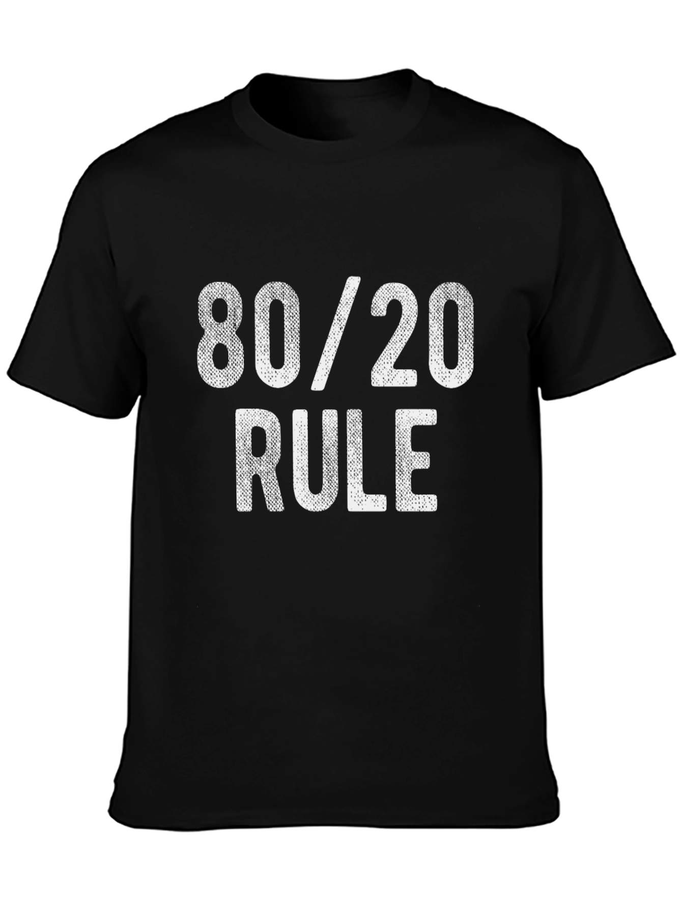 80/20 Rule T-Shirt - Pareto Principle Graphic Tee