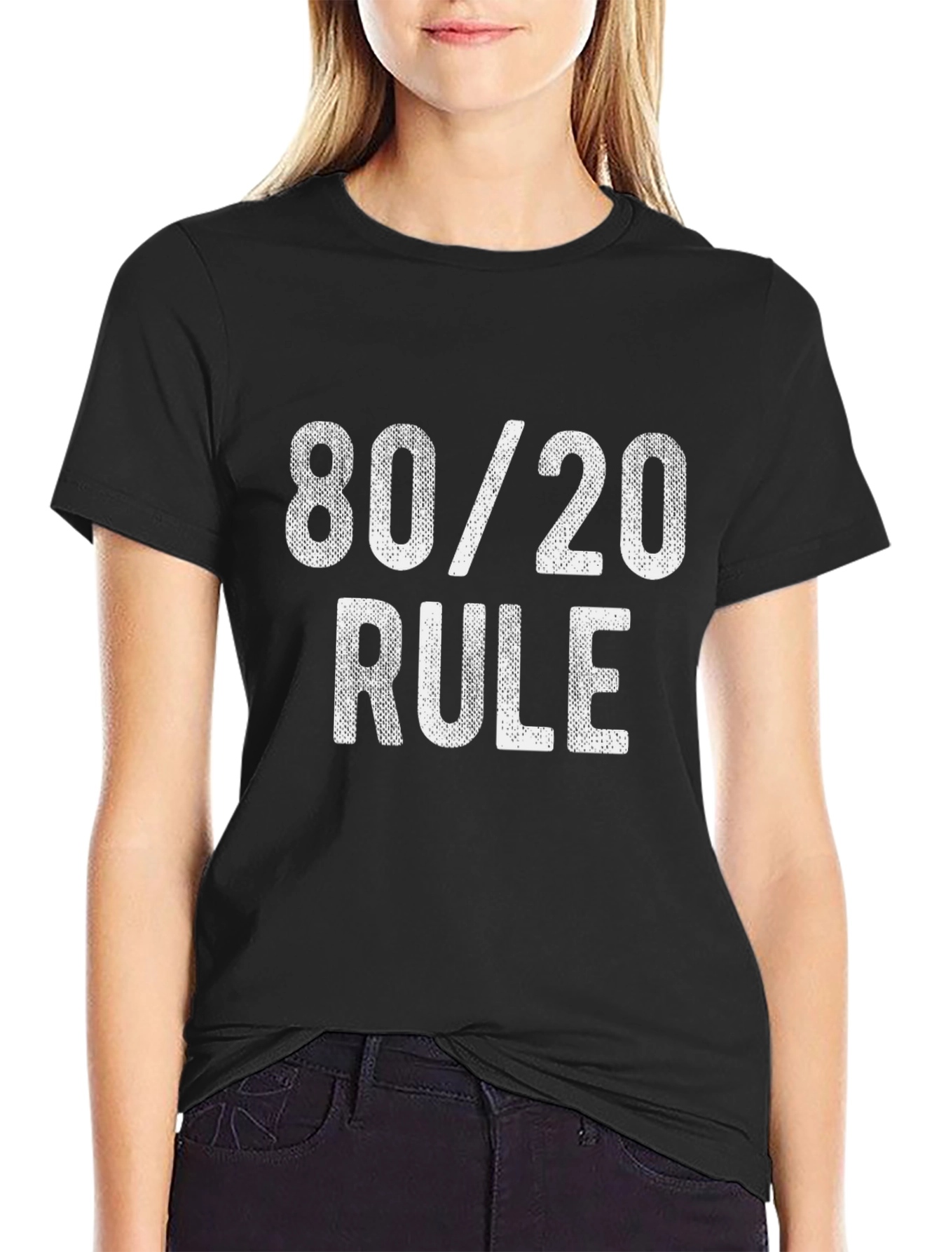 80/20 Rule T-Shirt - Pareto Principle Graphic Tee