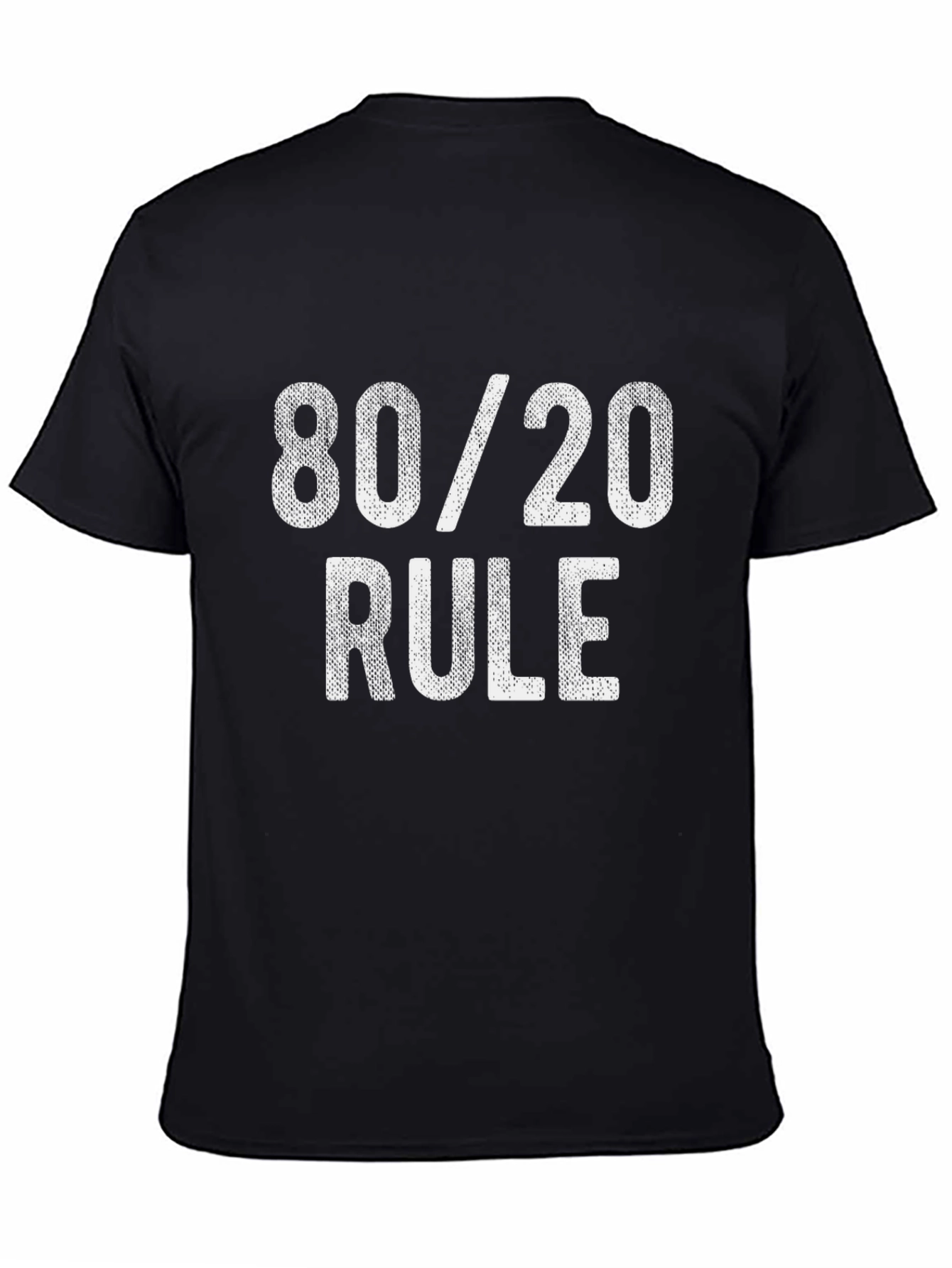 80/20 Rule T-Shirt - Pareto Principle Graphic Tee