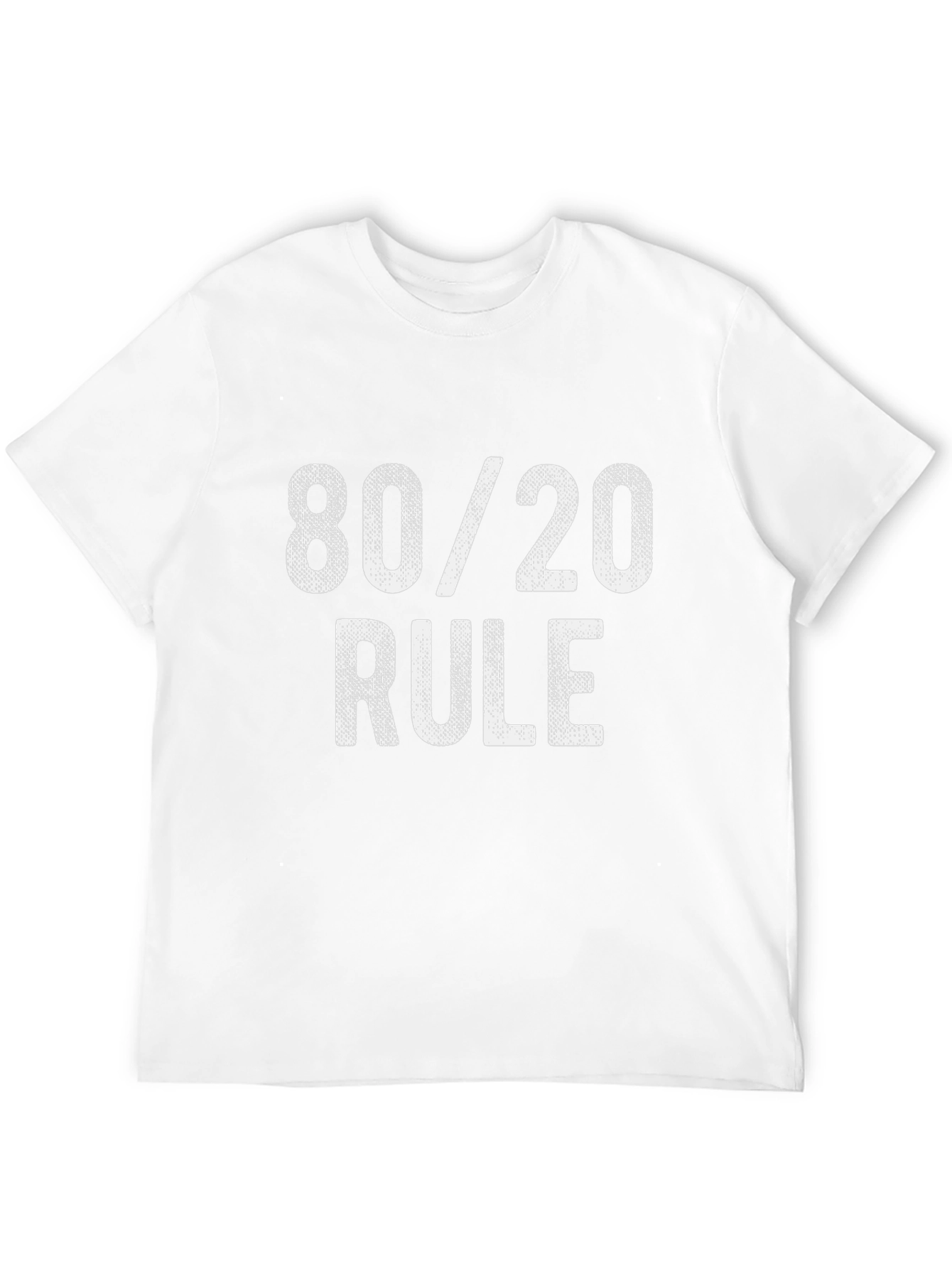80/20 Rule T-Shirt - Pareto Principle Graphic Tee
