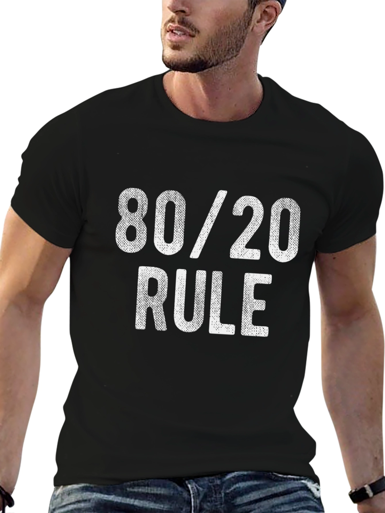 80/20 Rule T-Shirt - Pareto Principle Graphic Tee