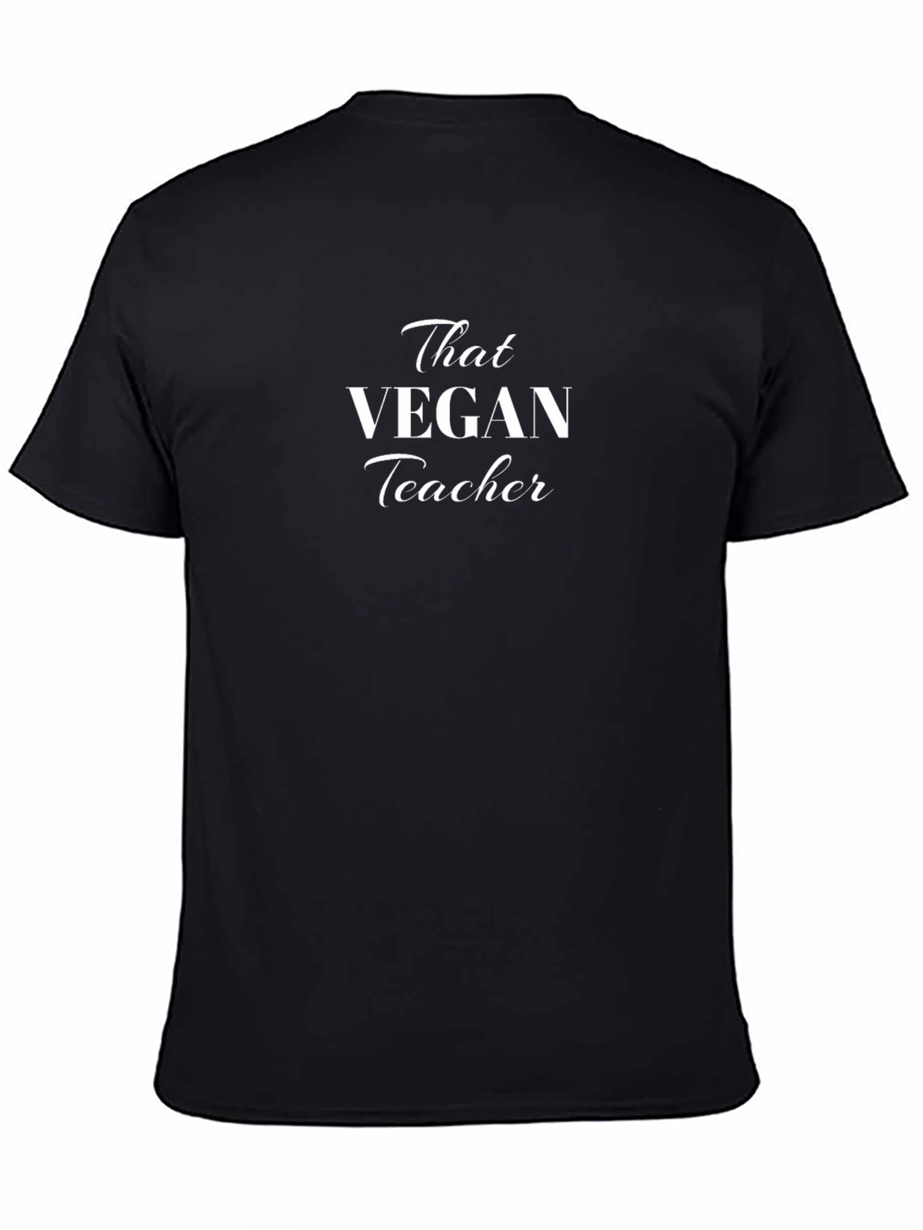 That Vegan Teacher Black T-Shirt