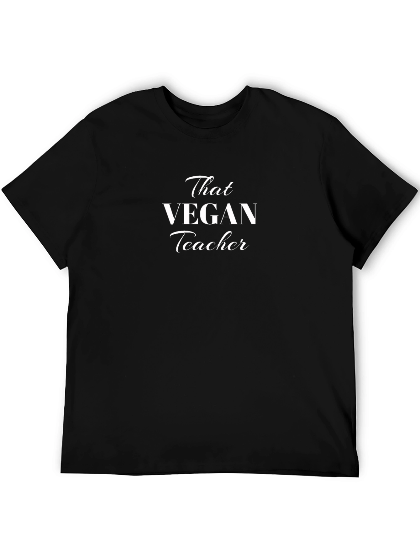 That Vegan Teacher Black T-Shirt