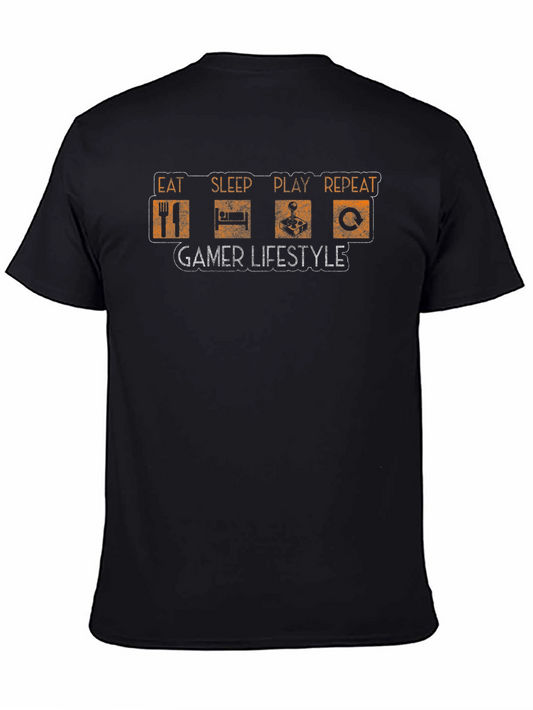 Gamer Lifestyle T-Shirt - Eat Sleep Play Repeat