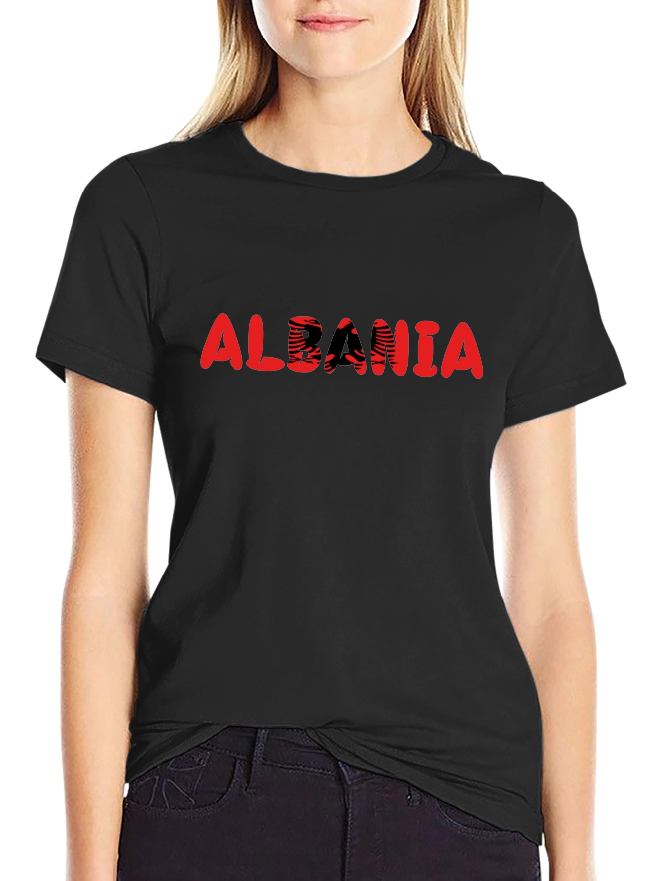 Albania Pride T-Shirt - Black