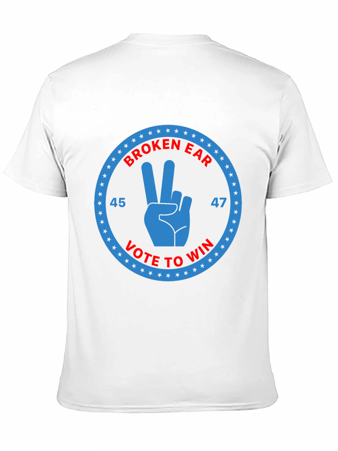 Broken Ear Vote to Win T-Shirt