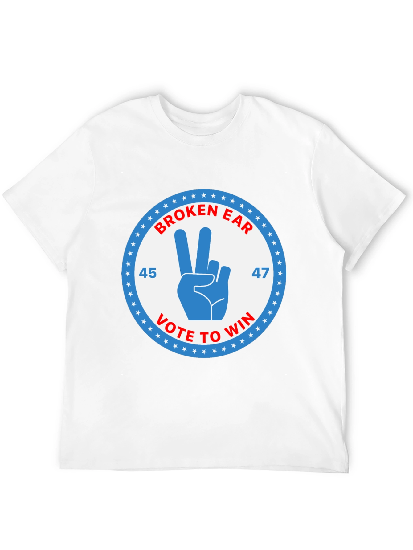 Broken Ear Vote to Win T-Shirt