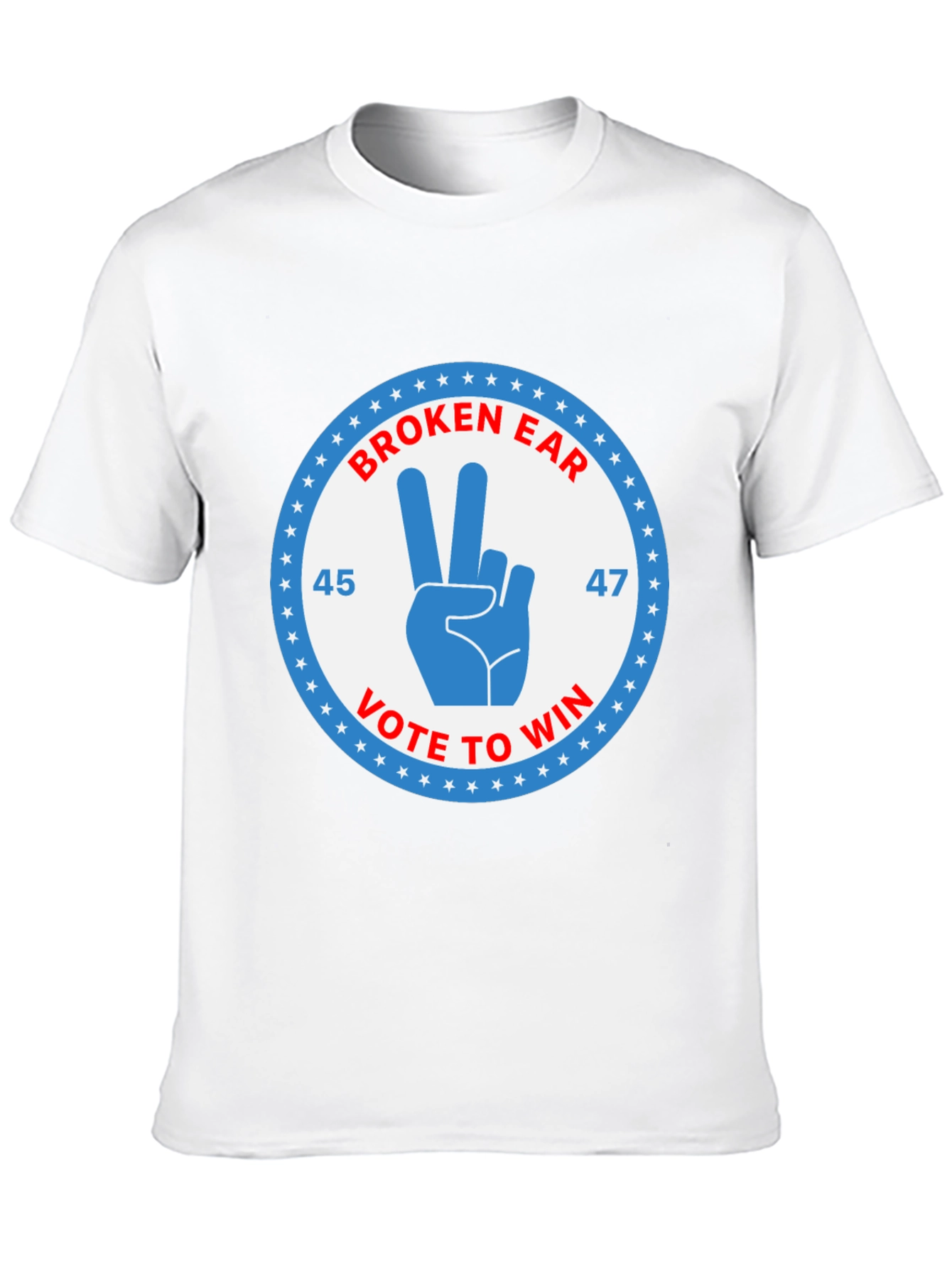 Broken Ear Vote to Win T-Shirt