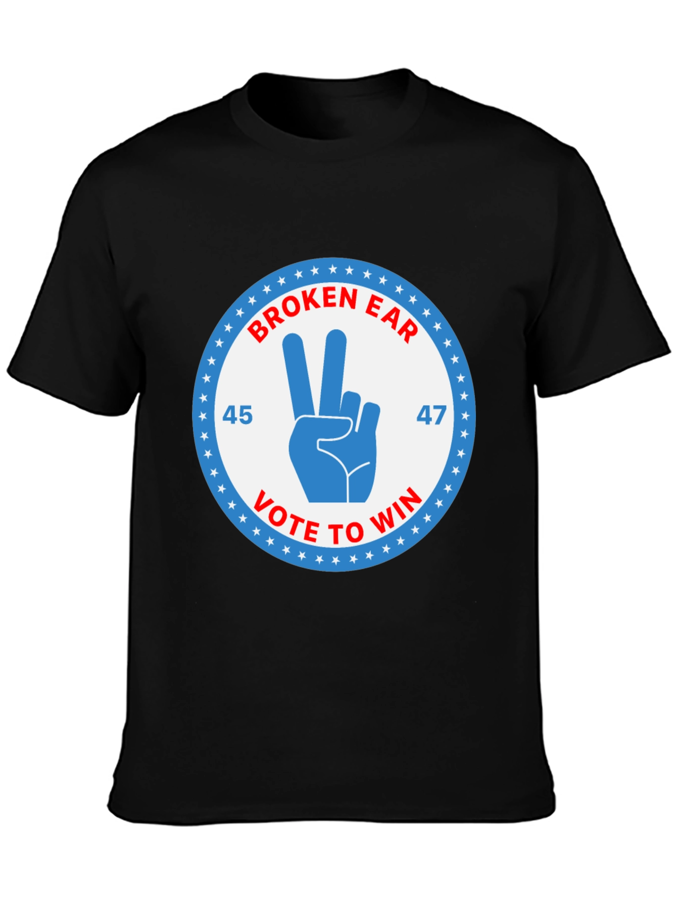 Broken Ear Vote to Win T-Shirt