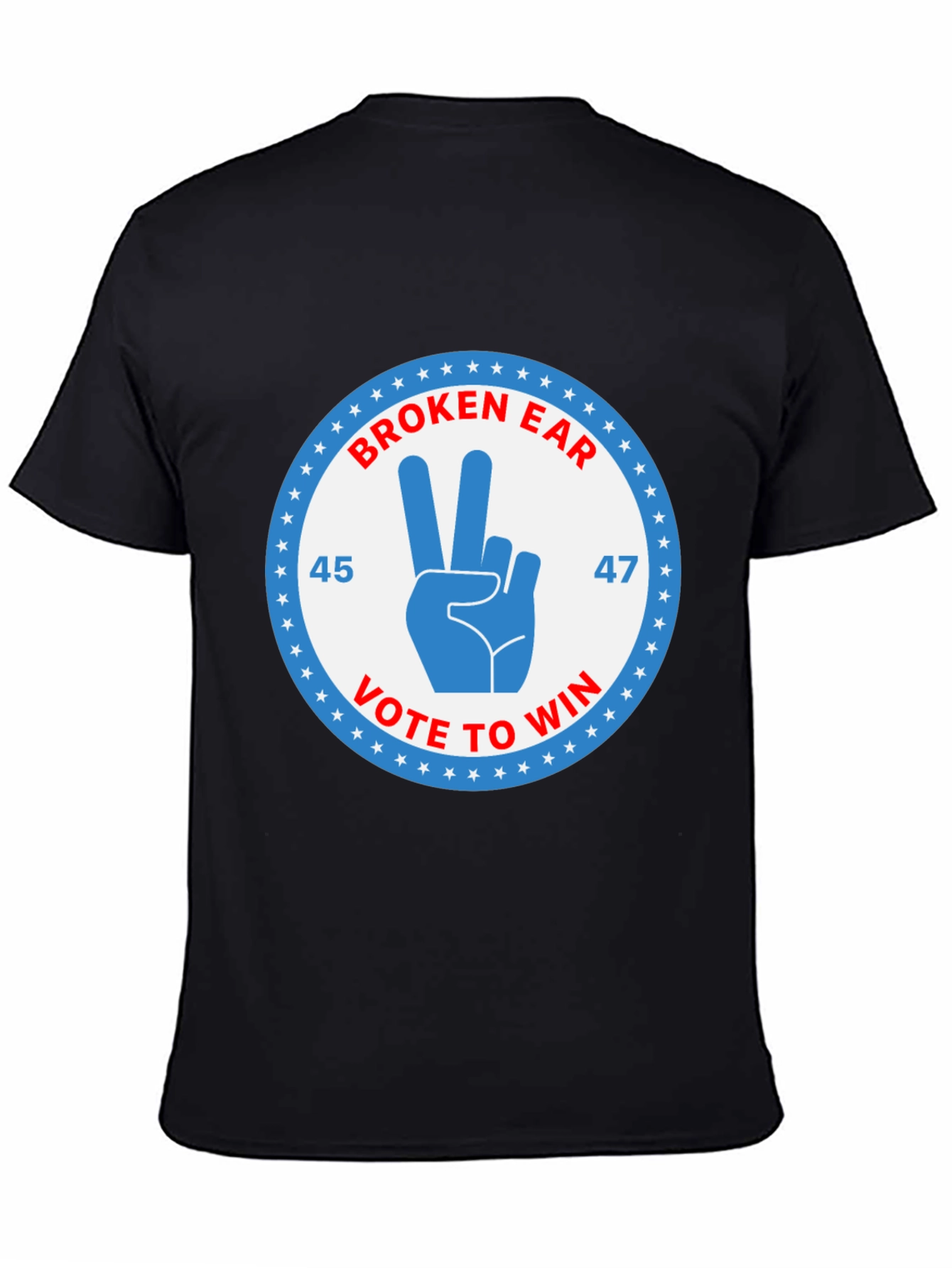 Broken Ear Vote to Win T-Shirt