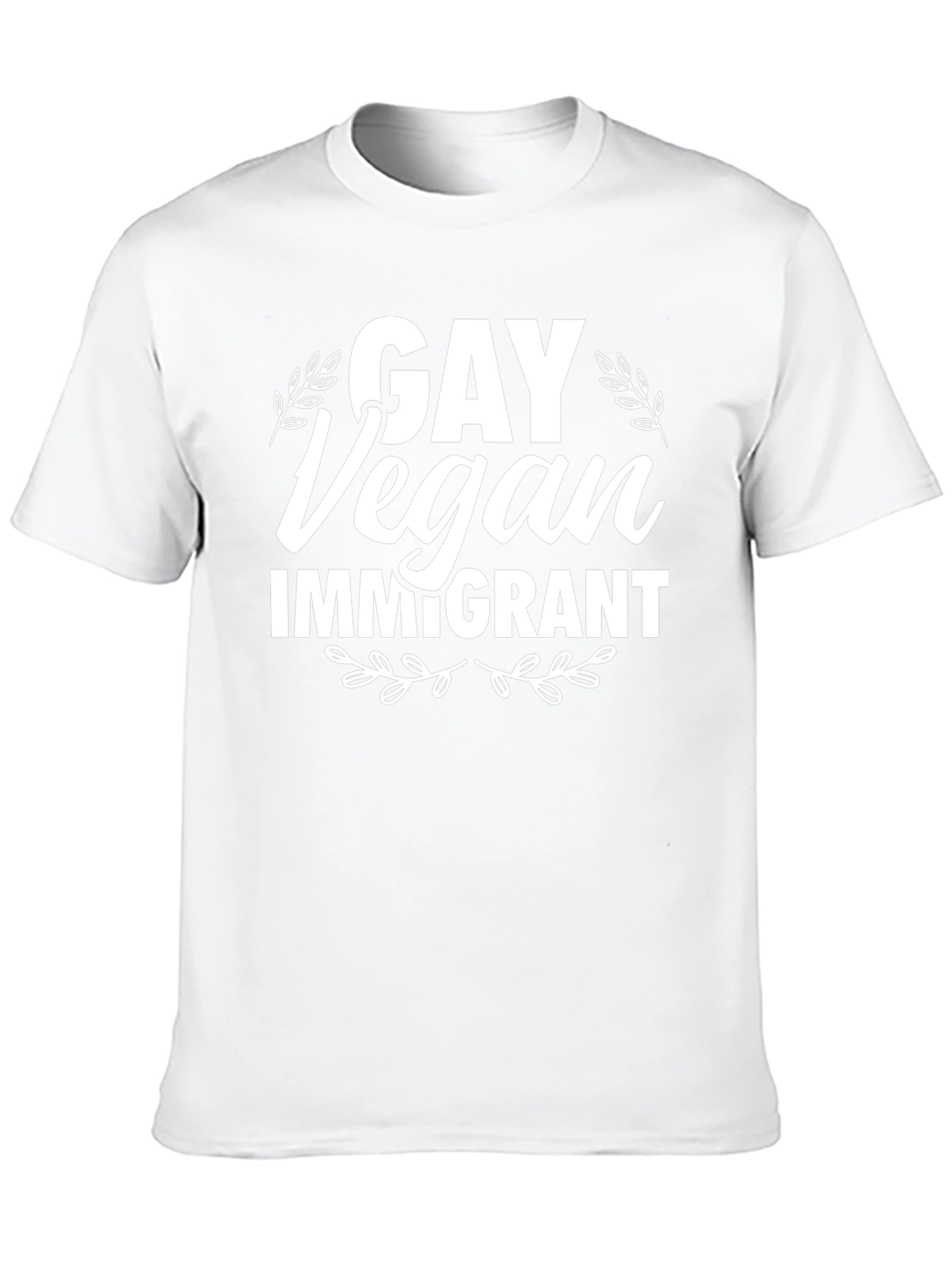 Gay Vegan Immigrant Graphic Tee