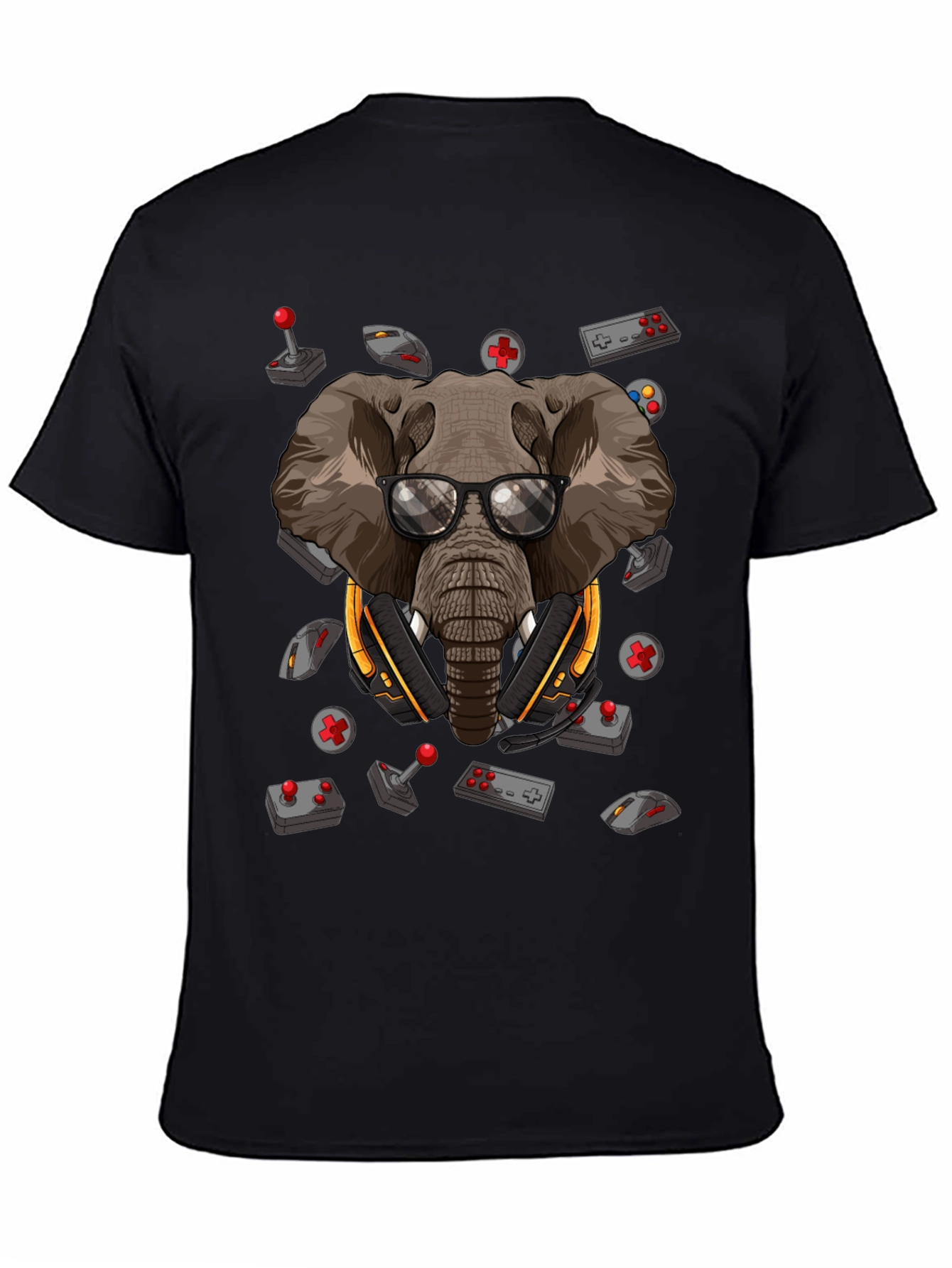 Gamer Elephant Graphic Tee