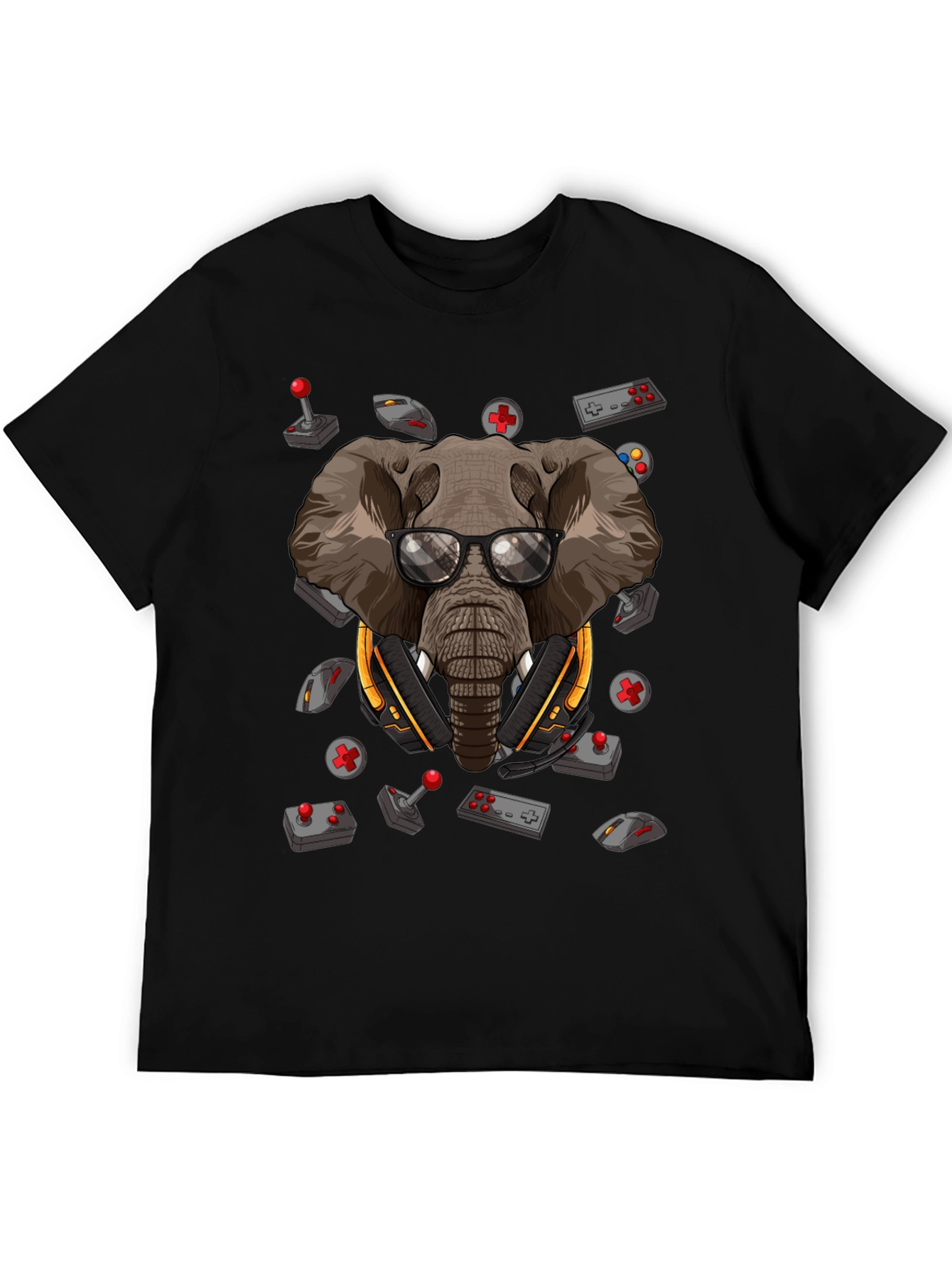 Gamer Elephant Graphic Tee