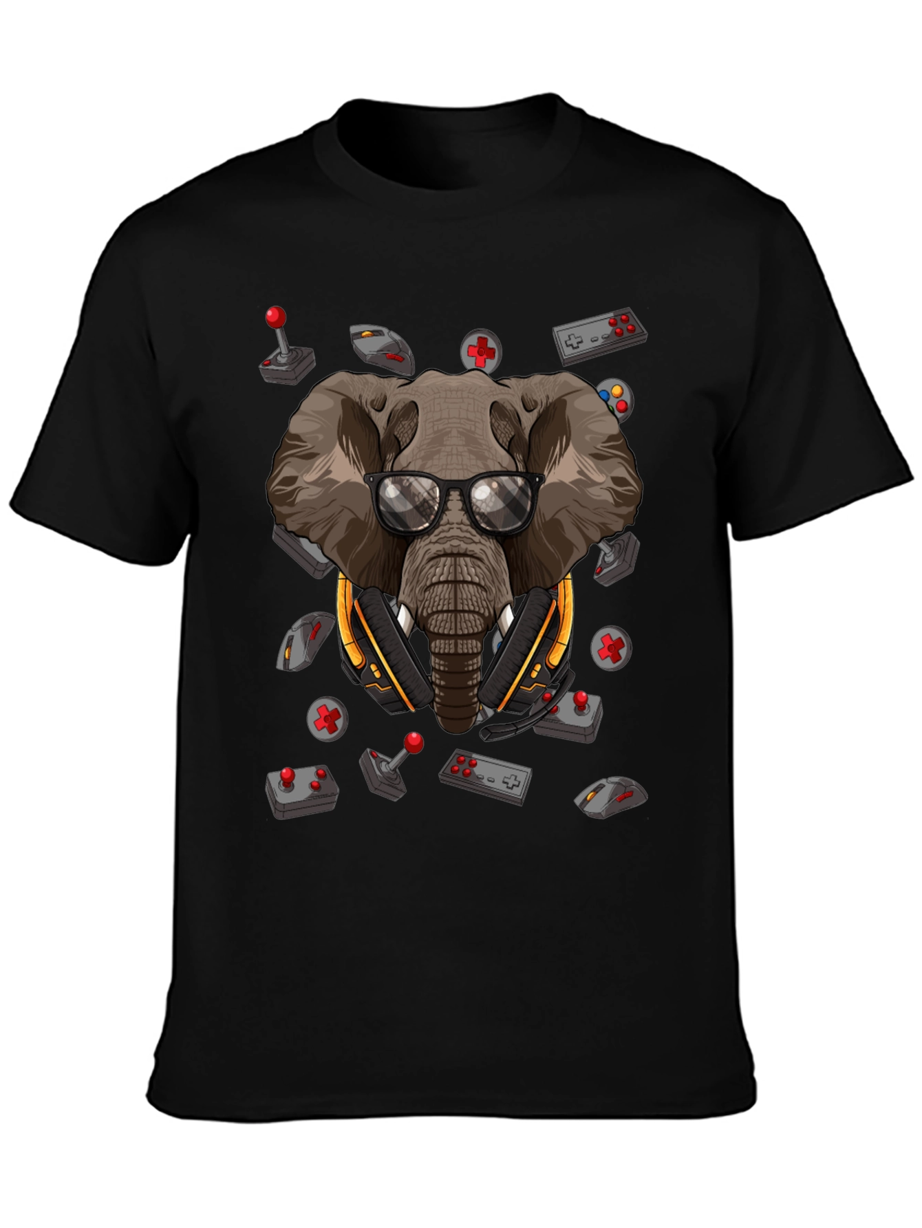 Gamer Elephant Graphic Tee