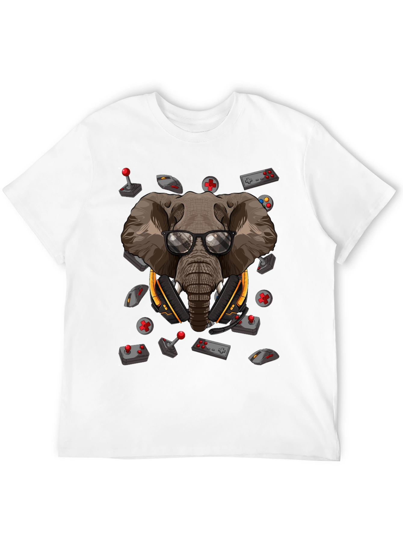 Gamer Elephant Graphic Tee