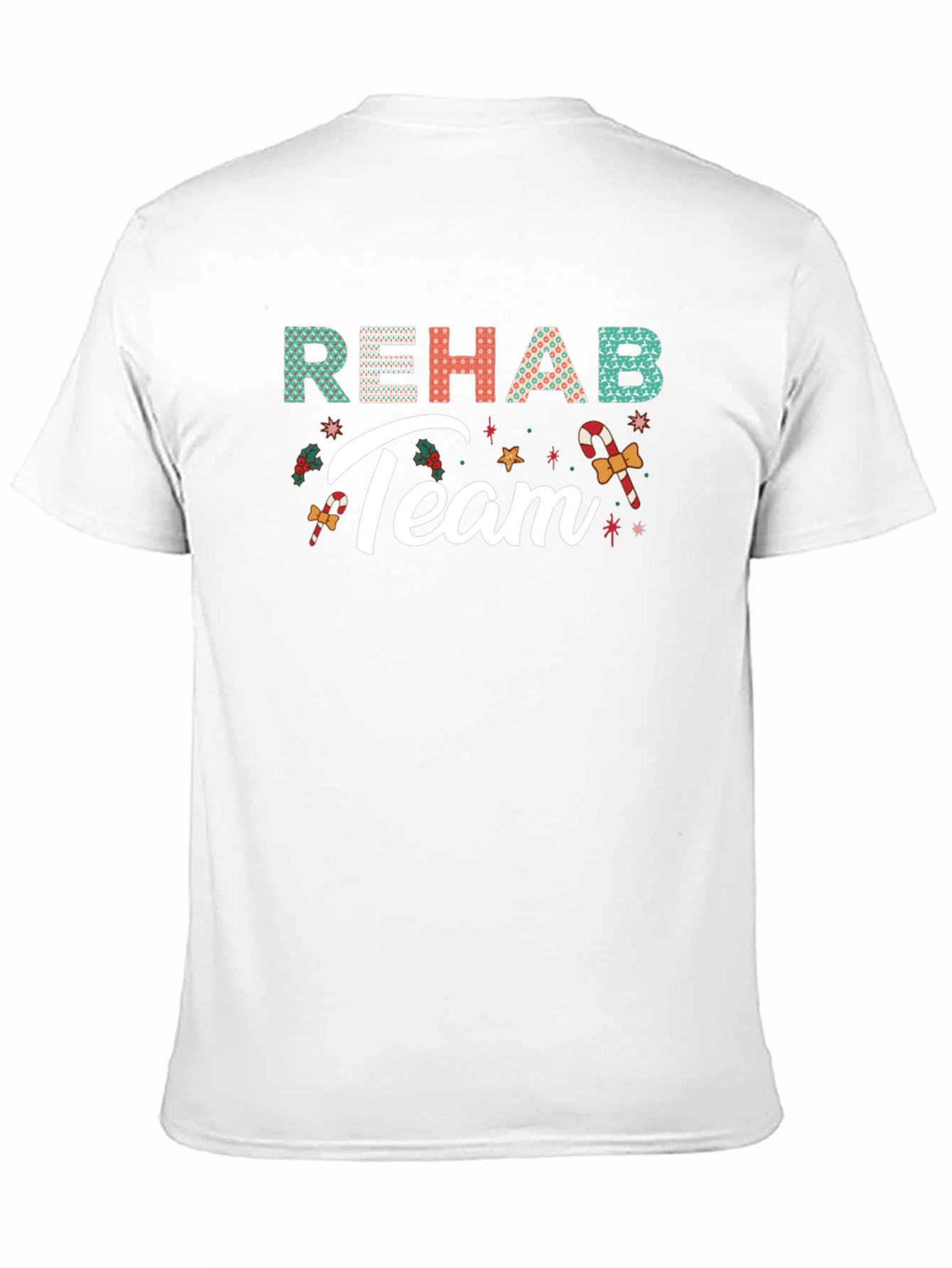 Rehab Team Christmas Holiday Graphic Tee