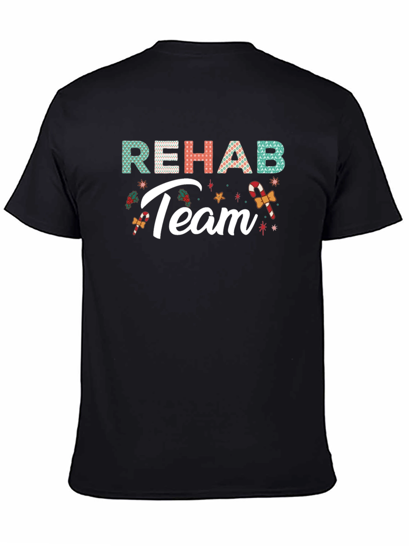 Rehab Team Christmas Holiday Graphic Tee