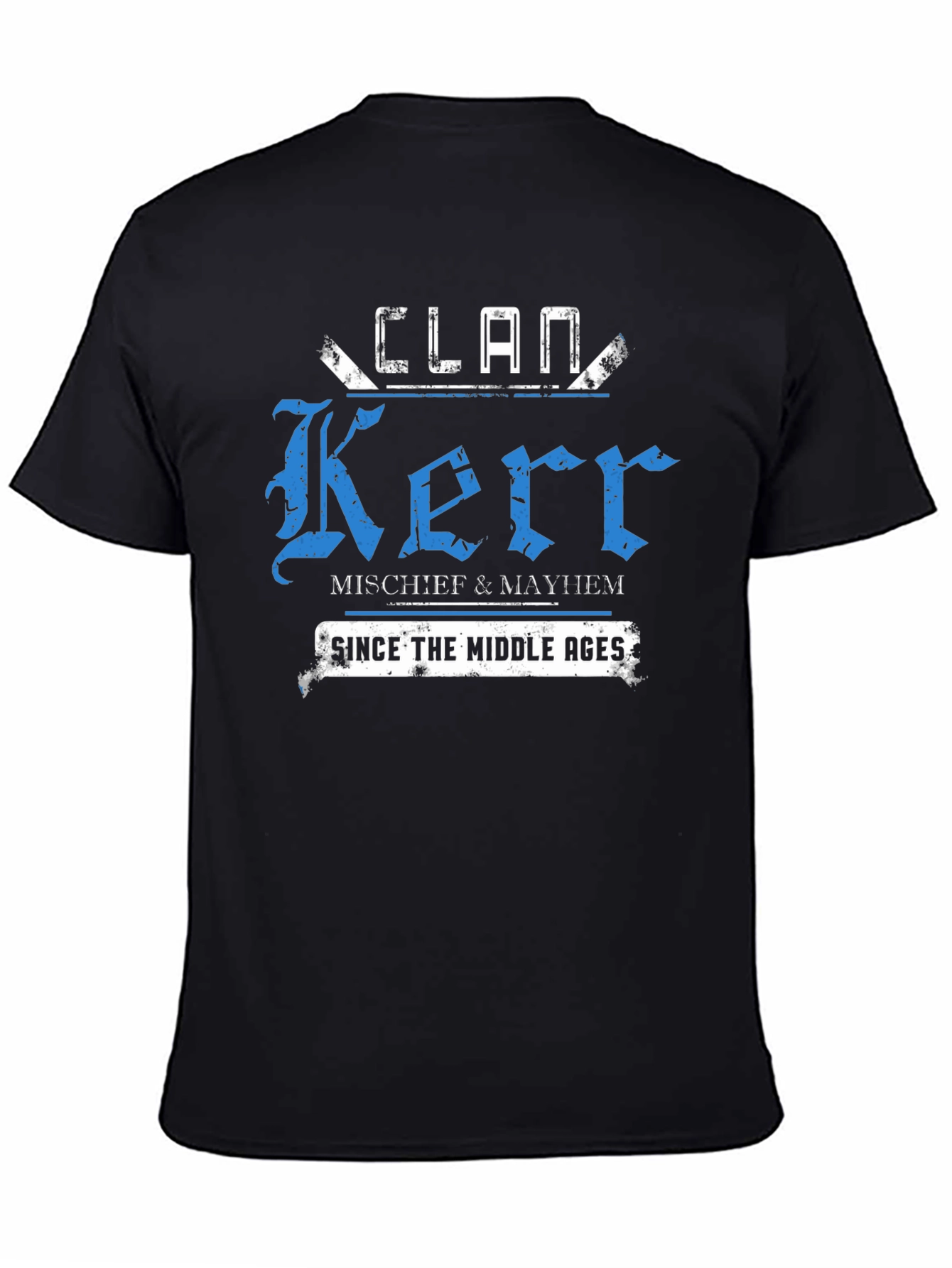 Clan Kerr Mischief & Mayhem Black T-Shirt