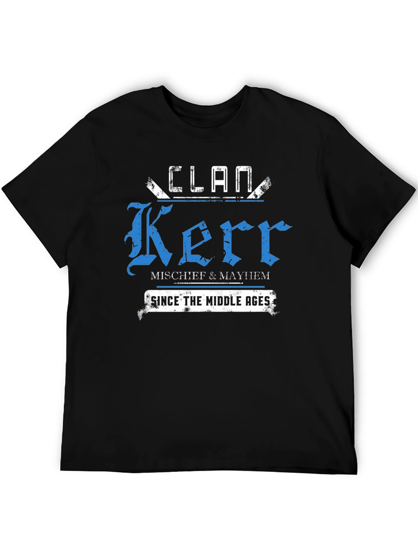 Clan Kerr Mischief & Mayhem Black T-Shirt