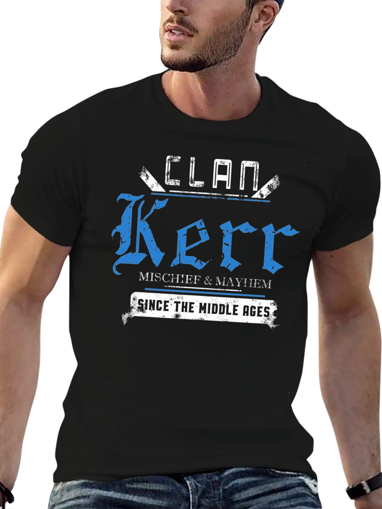 Clan Kerr Mischief & Mayhem Black T-Shirt