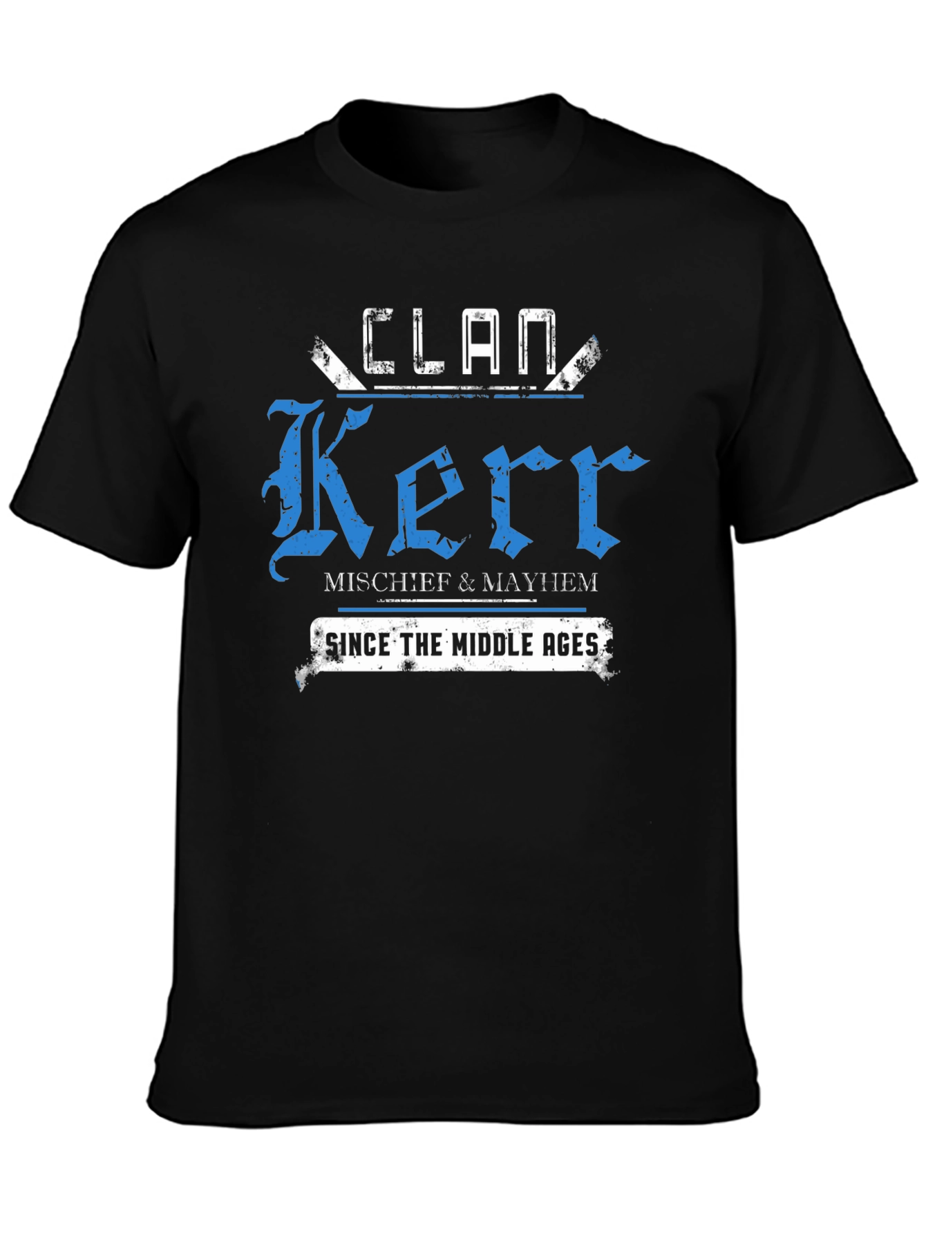 Clan Kerr Mischief & Mayhem Black T-Shirt