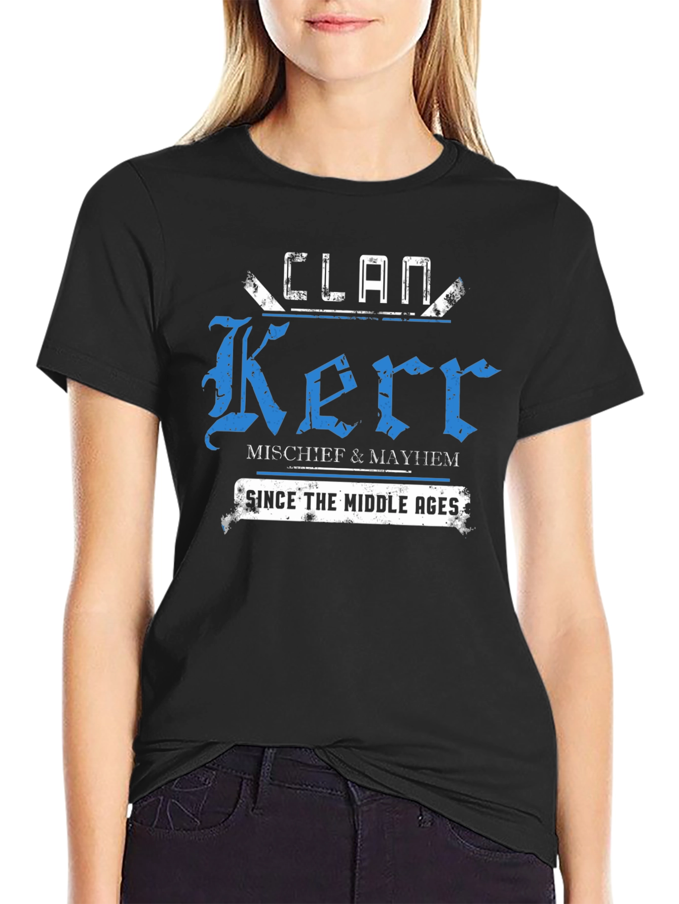 Clan Kerr Mischief & Mayhem Black T-Shirt