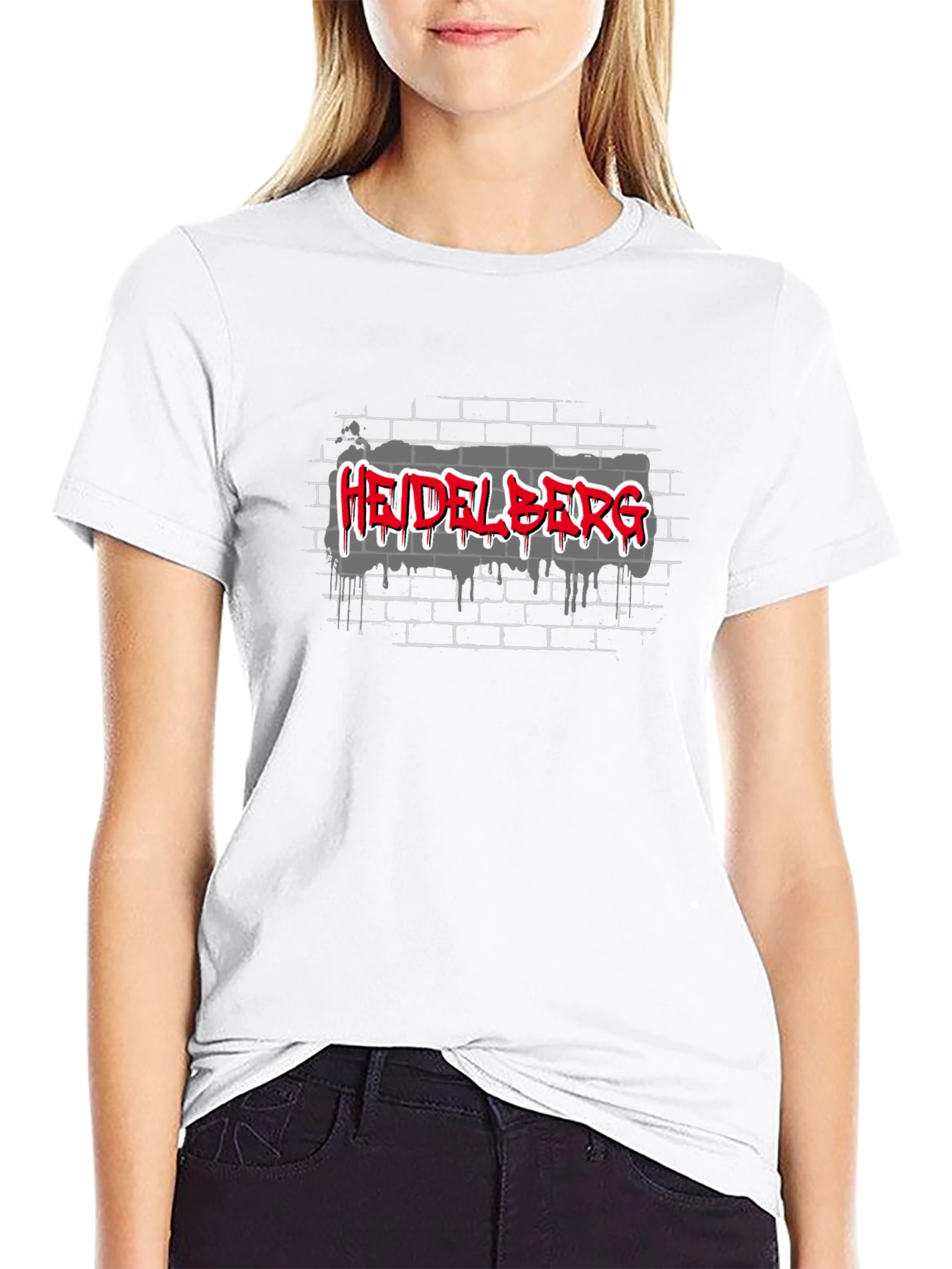 Heidelberg Graffiti Style T-Shirt - Urban Design