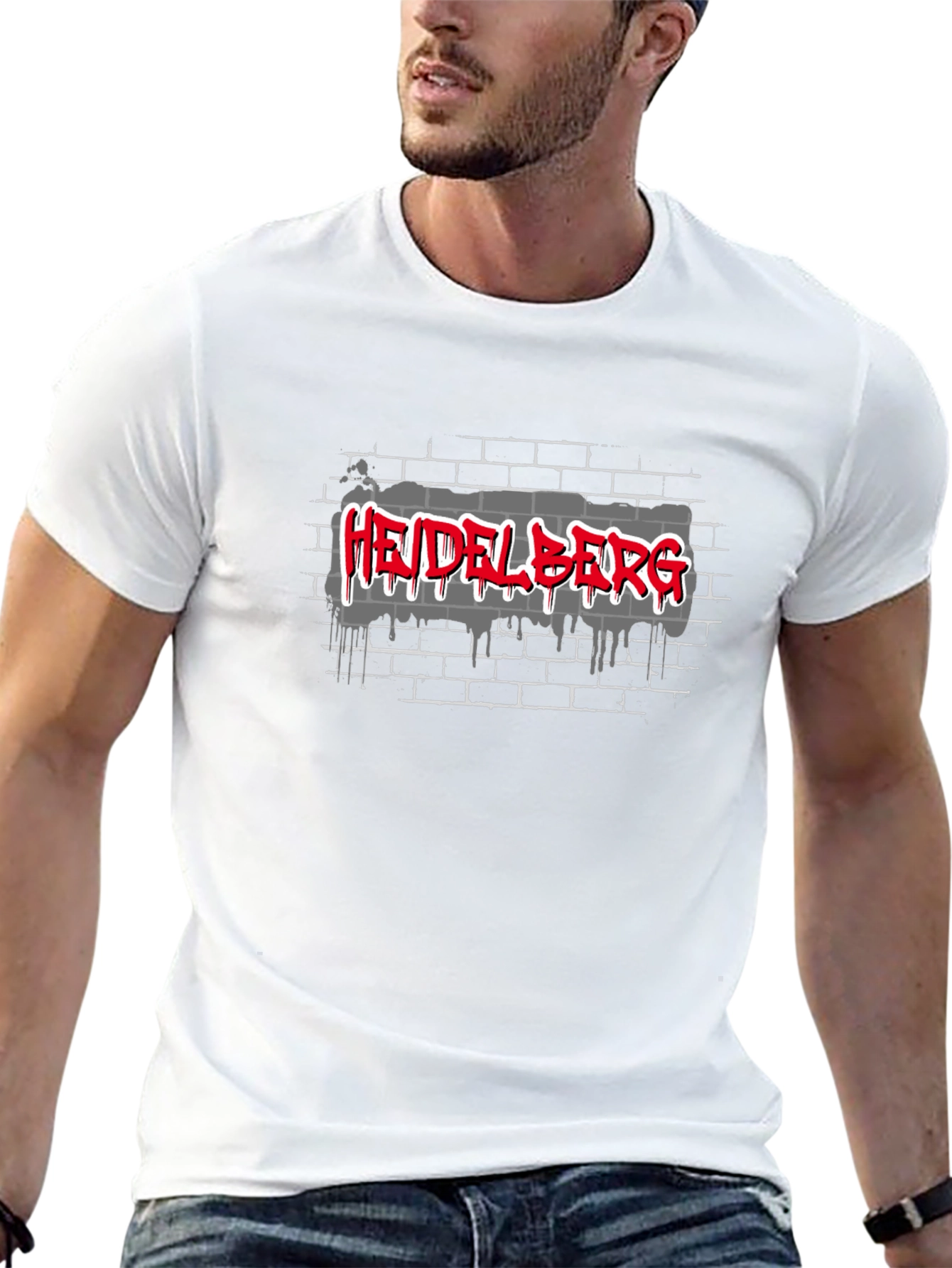 Heidelberg Graffiti Style T-Shirt - Urban Design