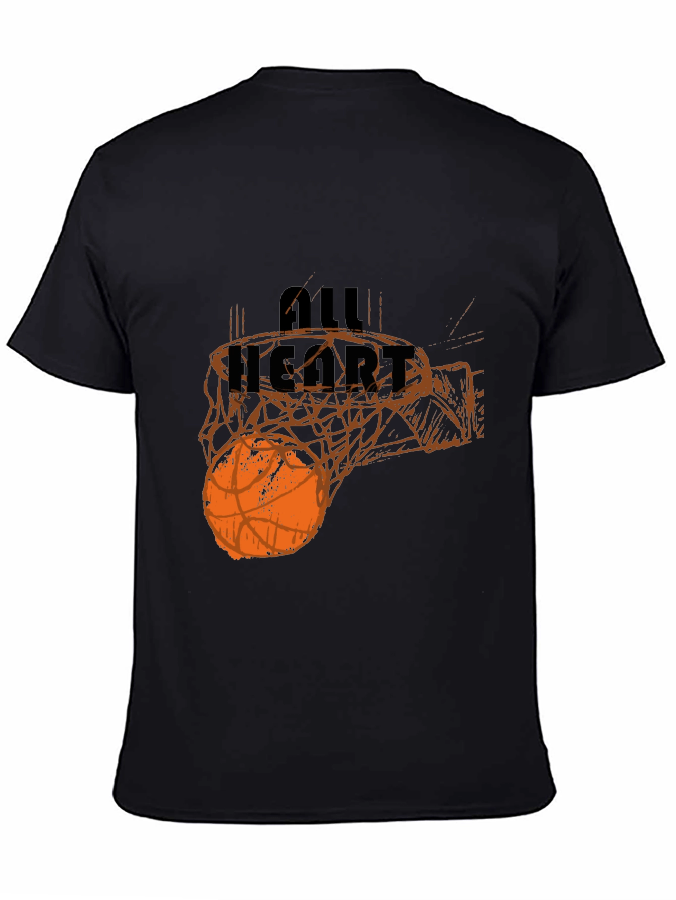 All Heart Basketball Graphic Tee