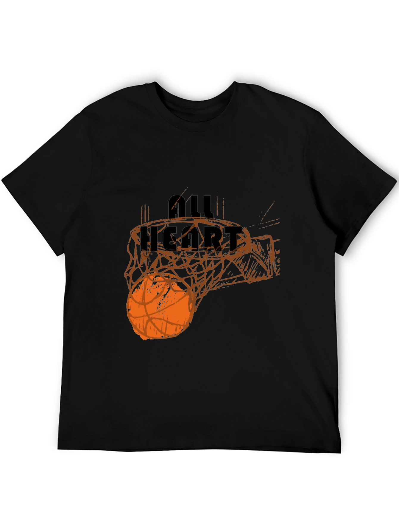 All Heart Basketball Graphic Tee