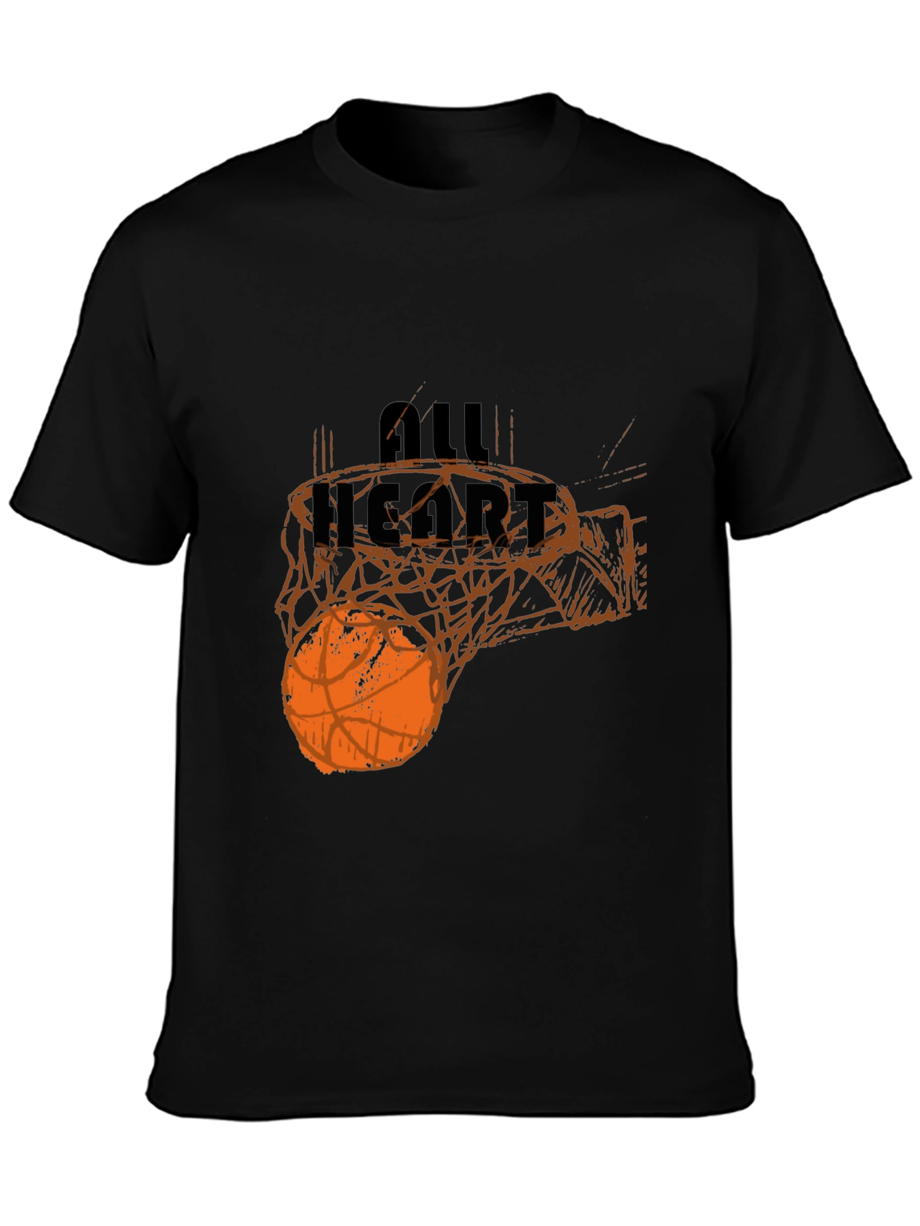 All Heart Basketball Graphic Tee
