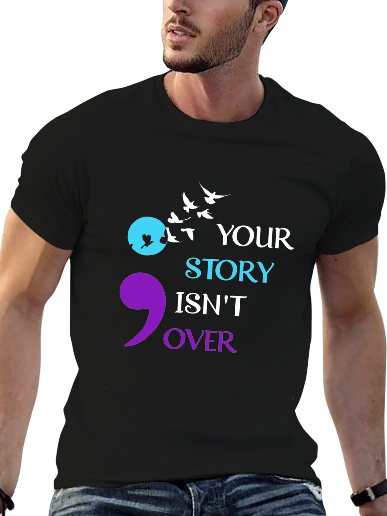 Semicolon Your Story Isnt Over T-Shirt