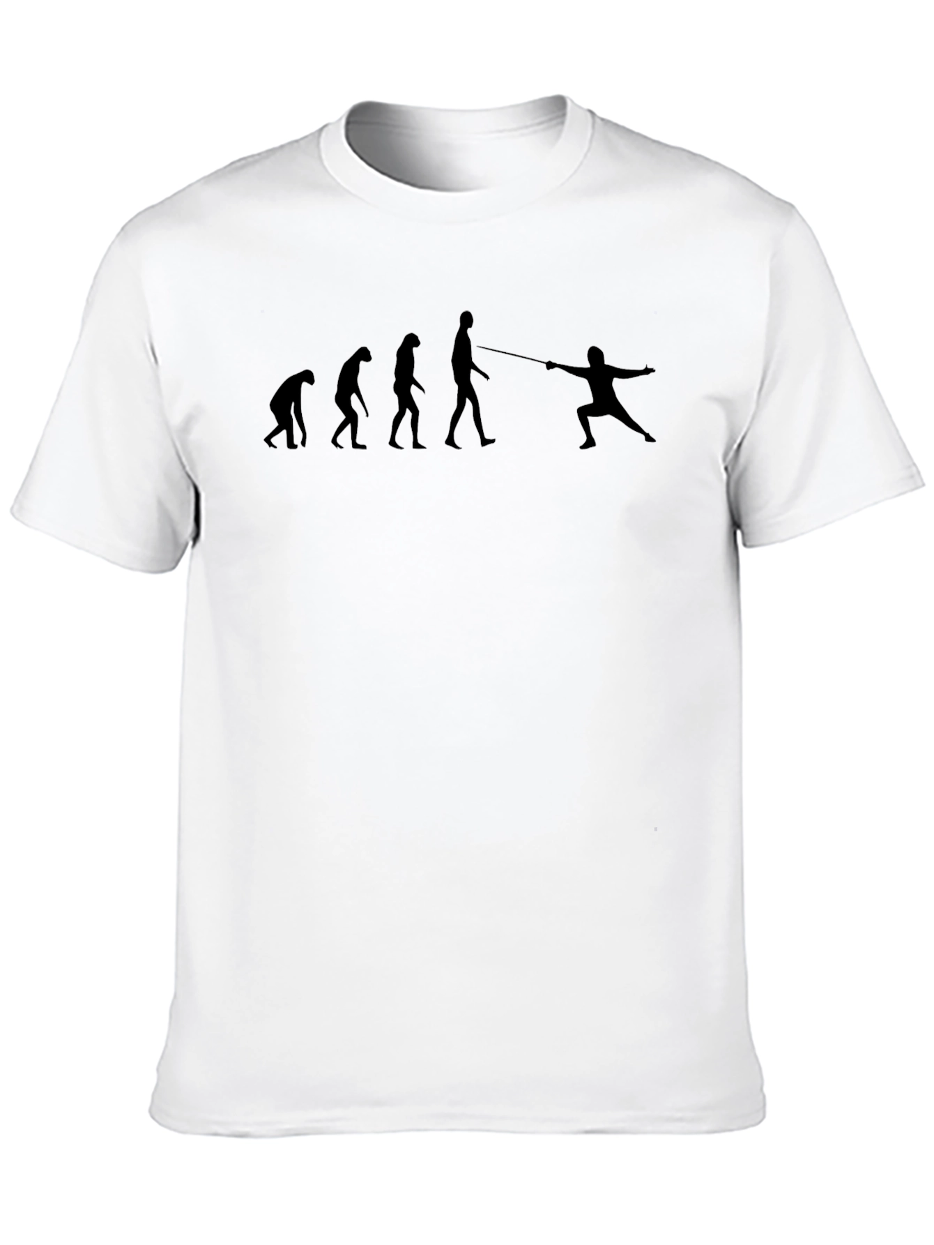 Fencing Evolution Black T-Shirt