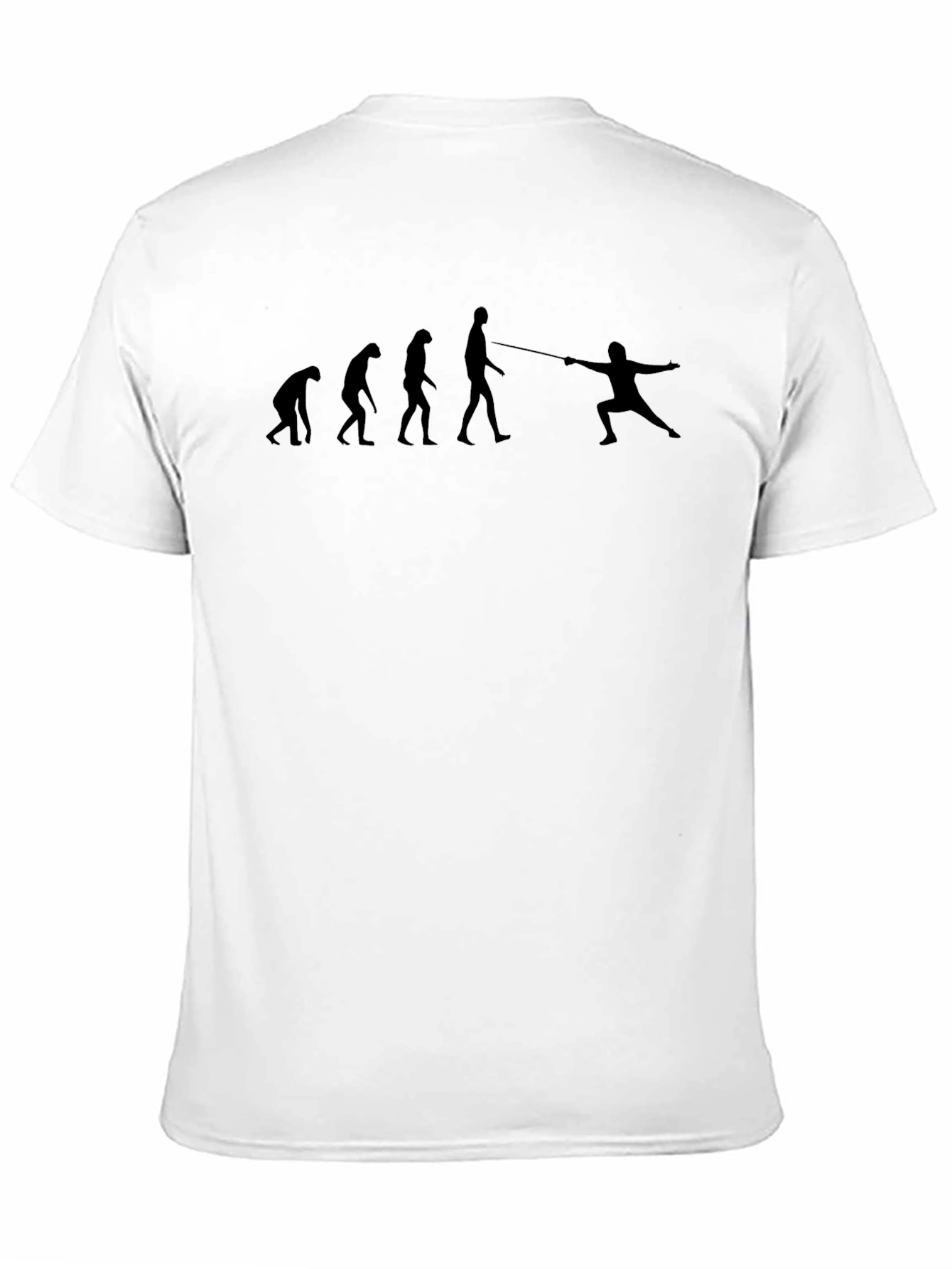 Fencing Evolution Black T-Shirt