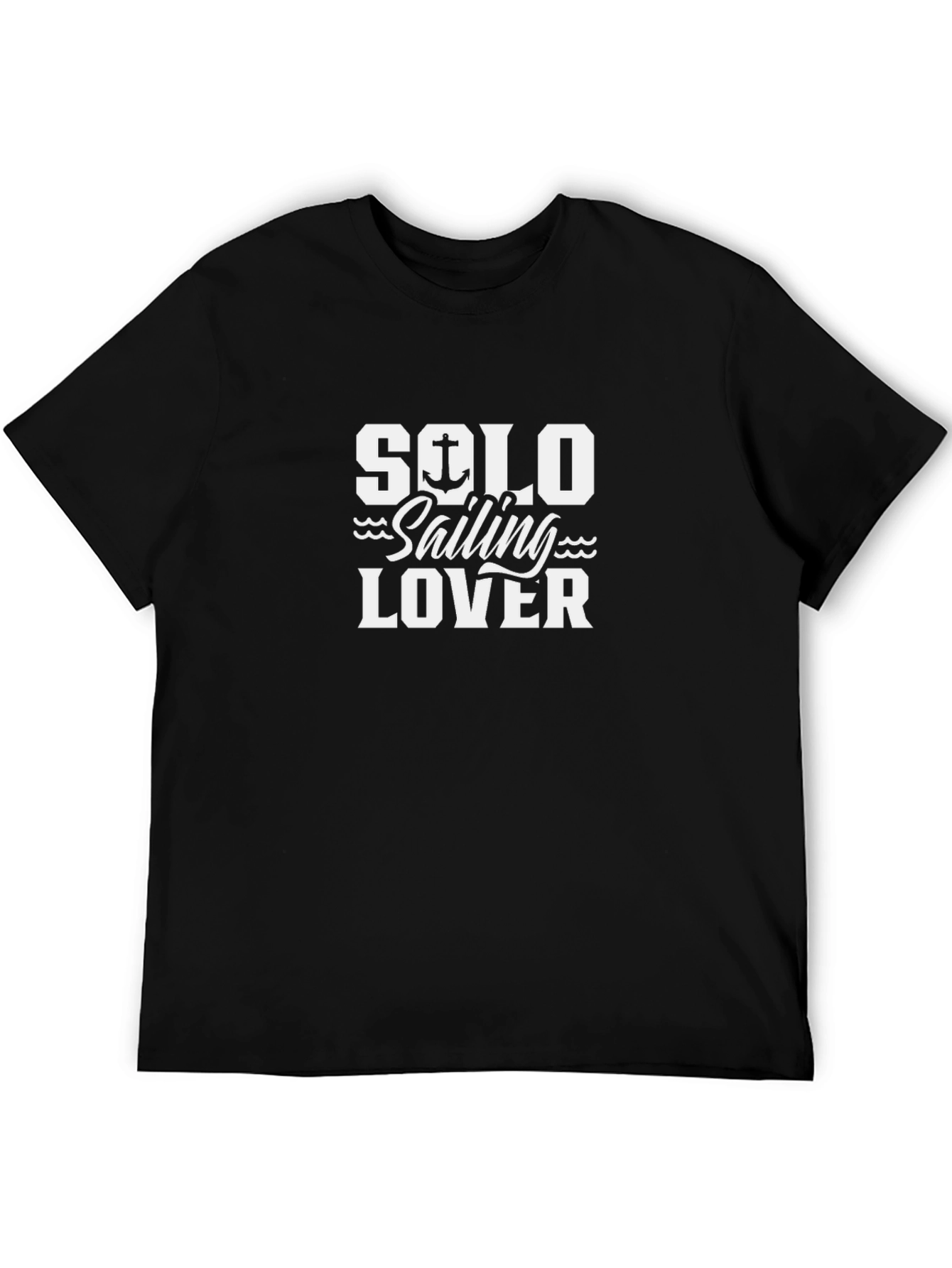 Solo Sailing Lover Black T-Shirt