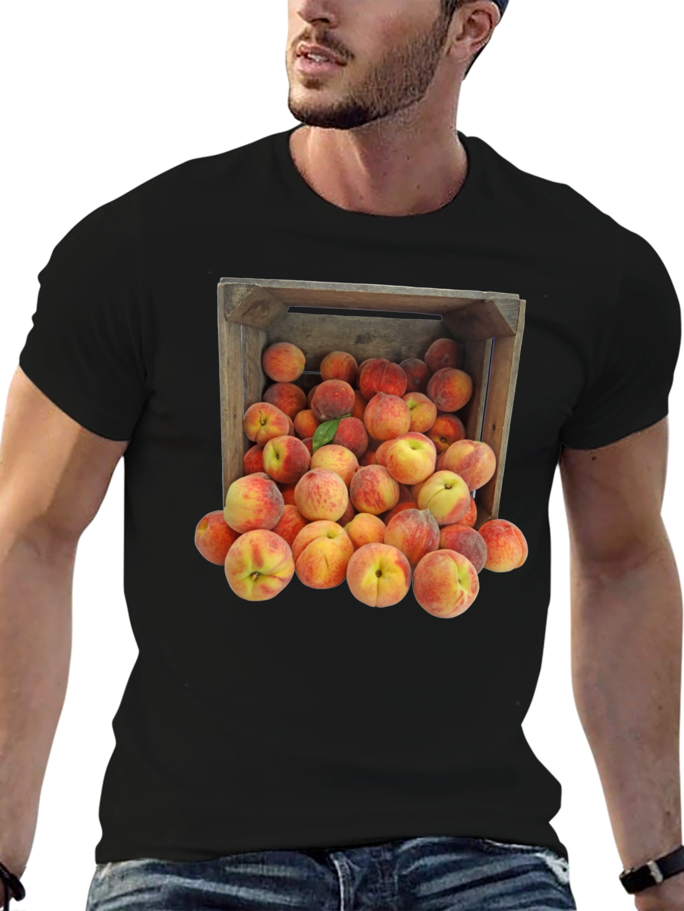 Peach Crate Graphic Tee
