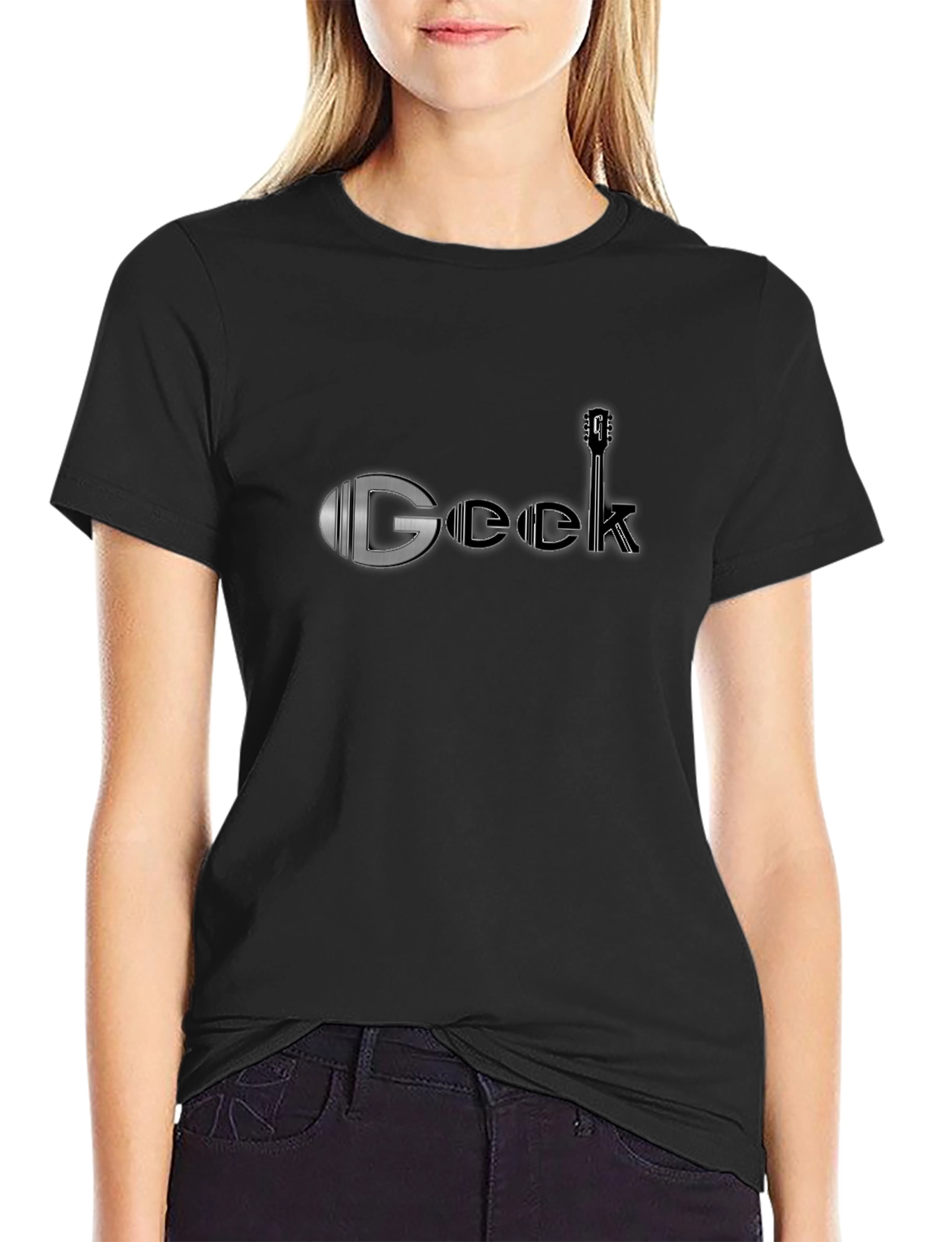 Geek Guitar T-Shirt - Cool Graphic Tee
