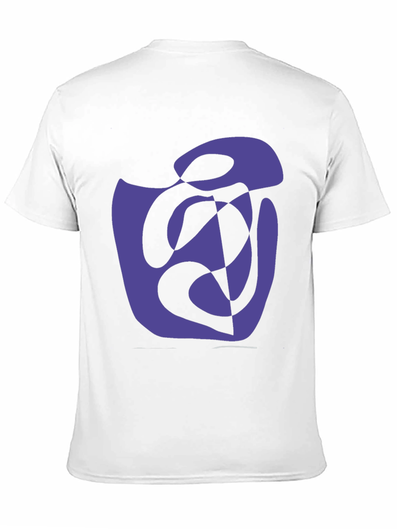 Abstract Graphic Print T-Shirt - Casual Black Tee