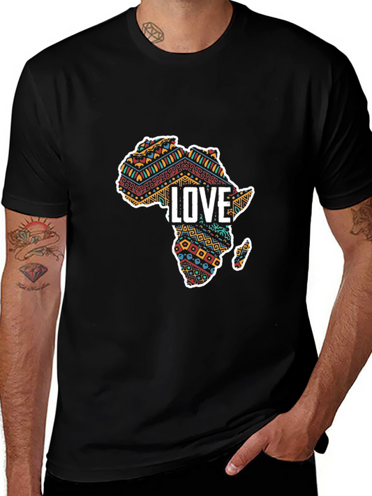African Love T-Shirt - Stylish Continent Design