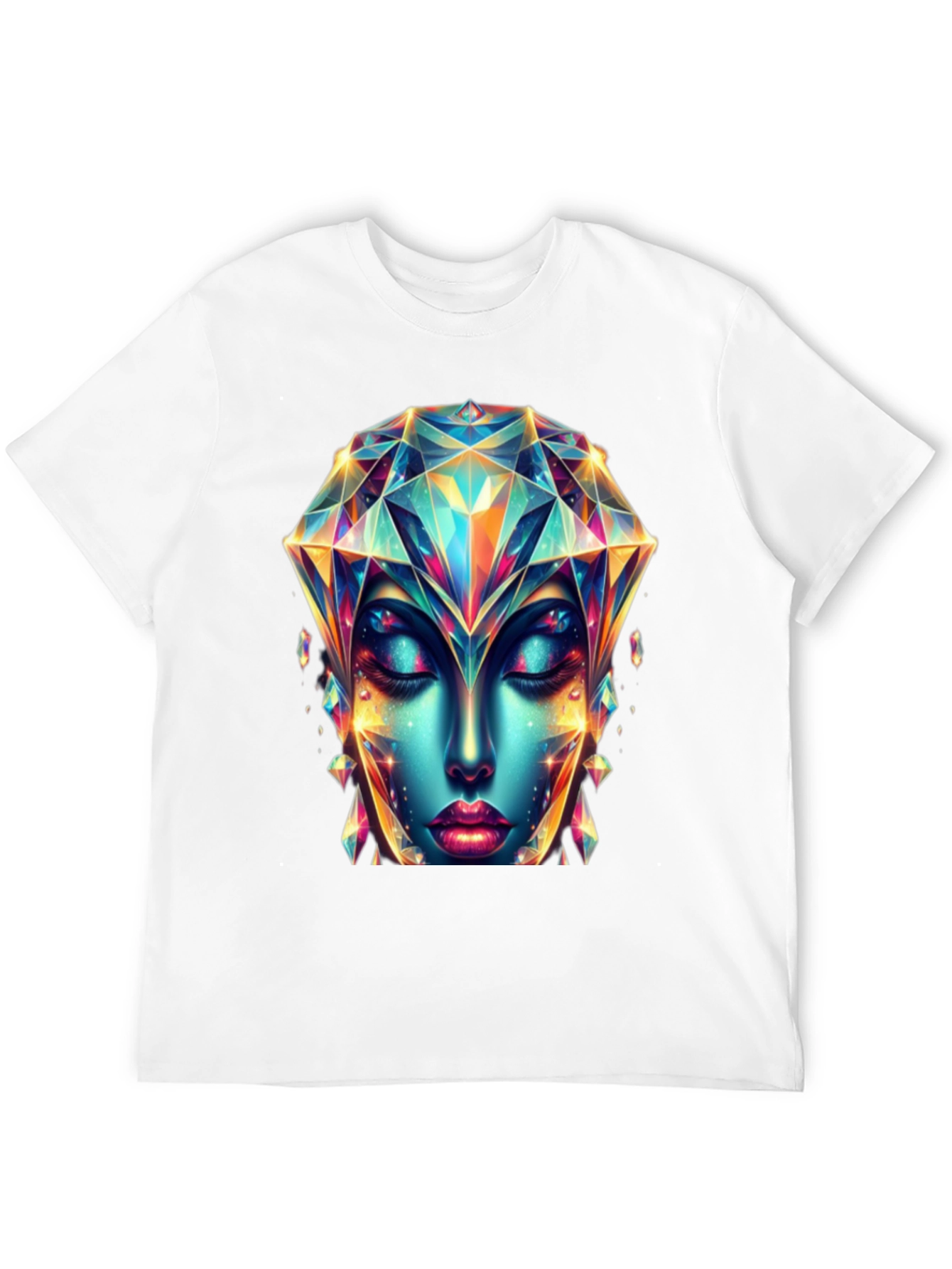 Crystal Diamond Woman Graphic Tee