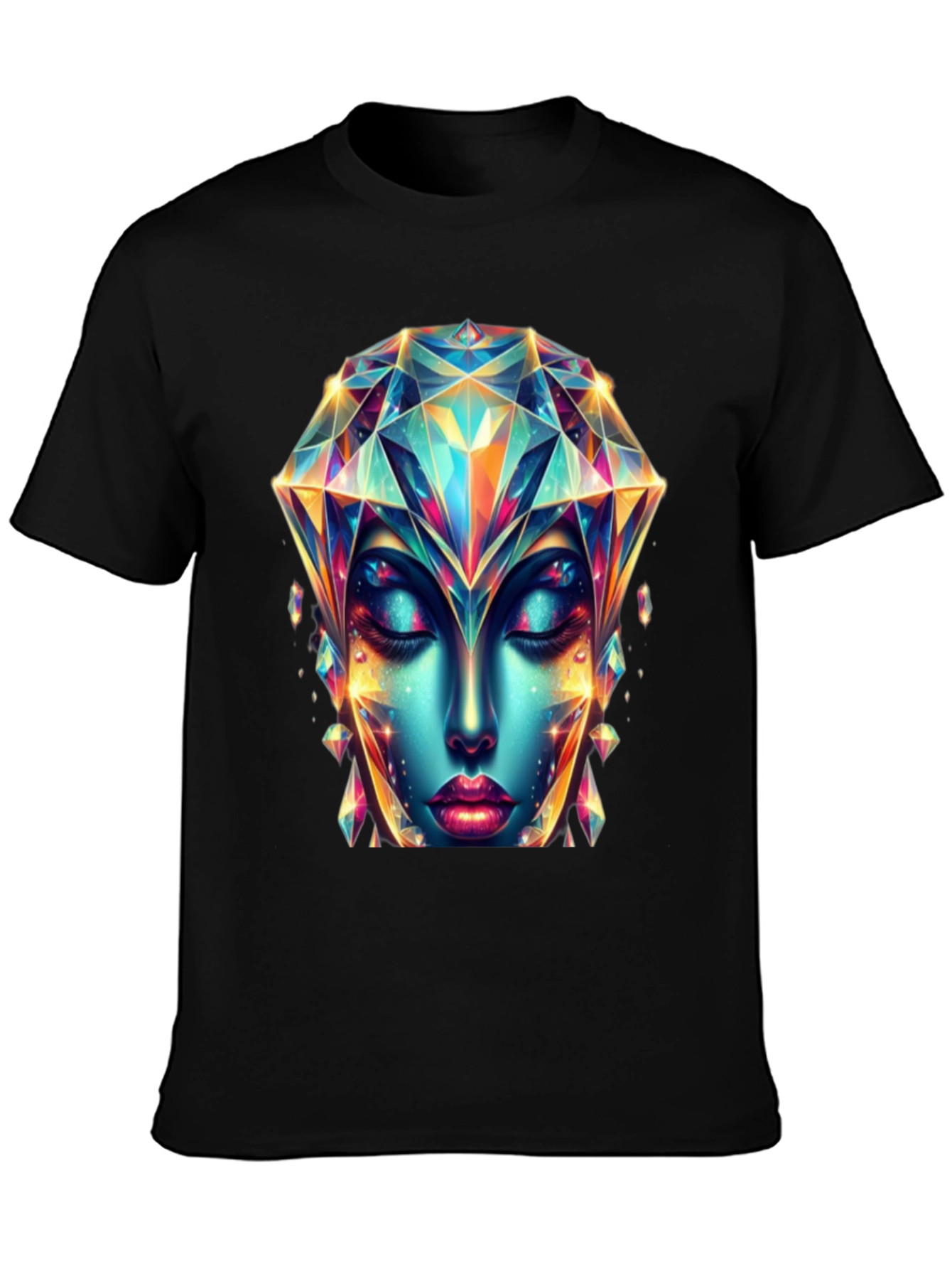 Crystal Diamond Woman Graphic Tee