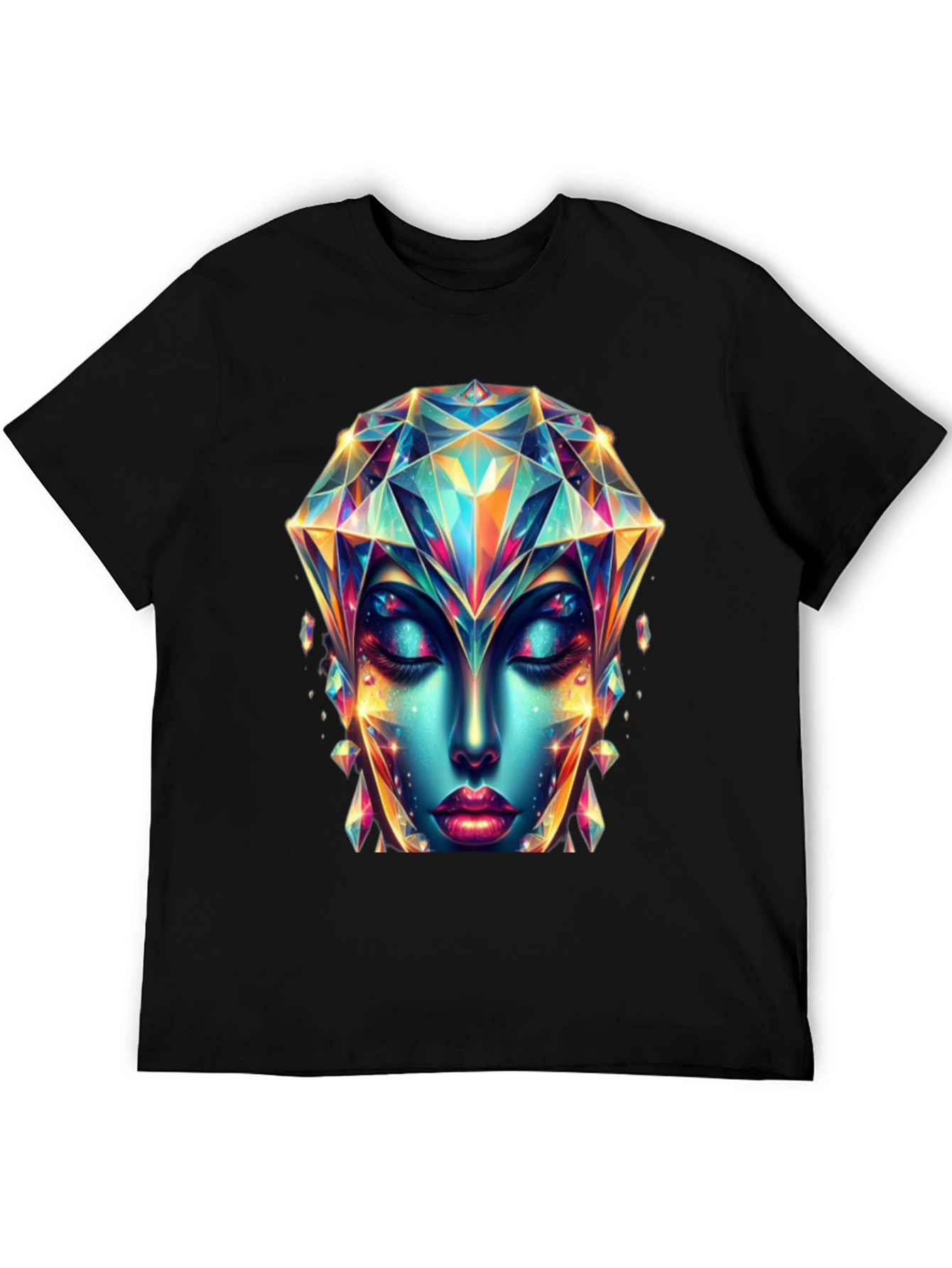 Crystal Diamond Woman Graphic Tee