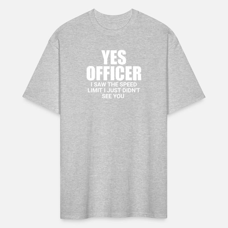 Yes officer I saw the speed limit I just didn't se