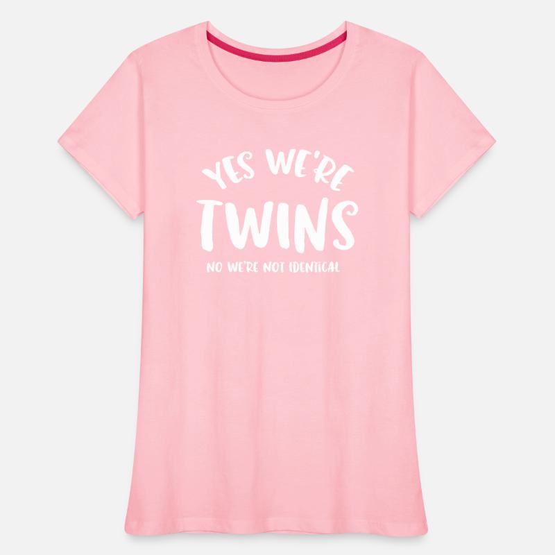Yes We re TWINS no not identical T shirt funny twi