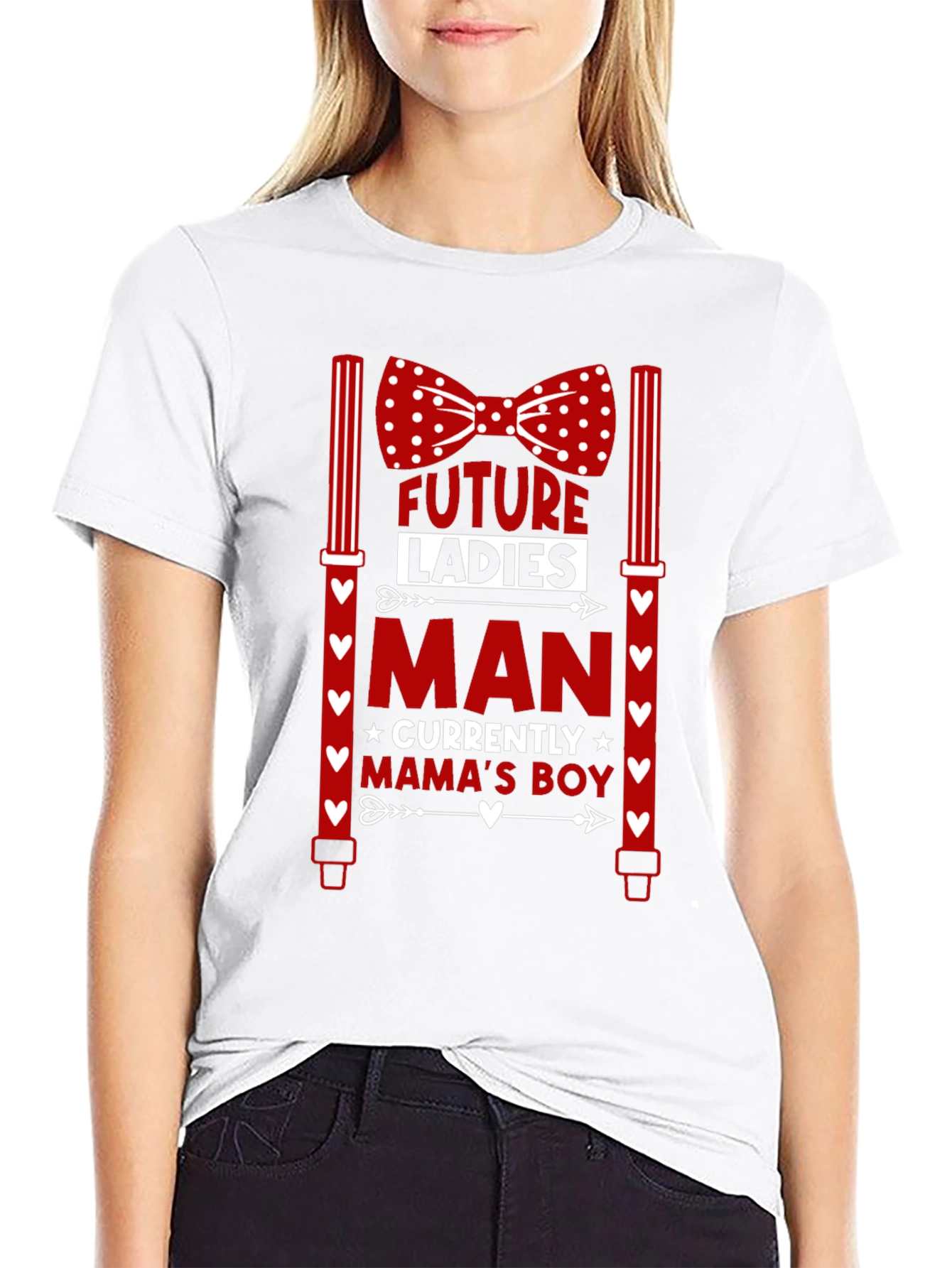 Future Ladies Man Bowtie T-Shirt