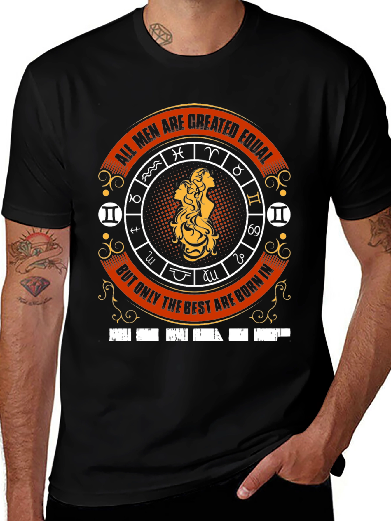 Gemini Zodiac T-Shirt - Best Men Born In