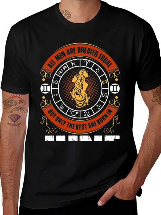 Gemini Zodiac T-Shirt - Best Men Born In