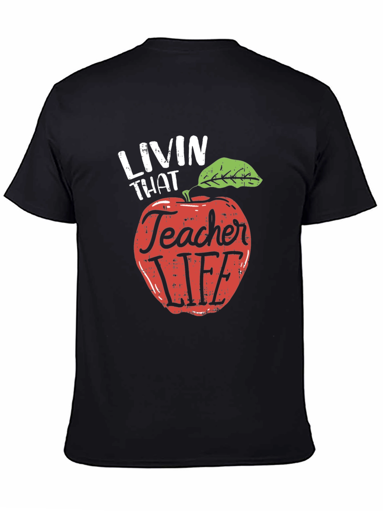 Teacher Life Apple Graphic T-Shirt