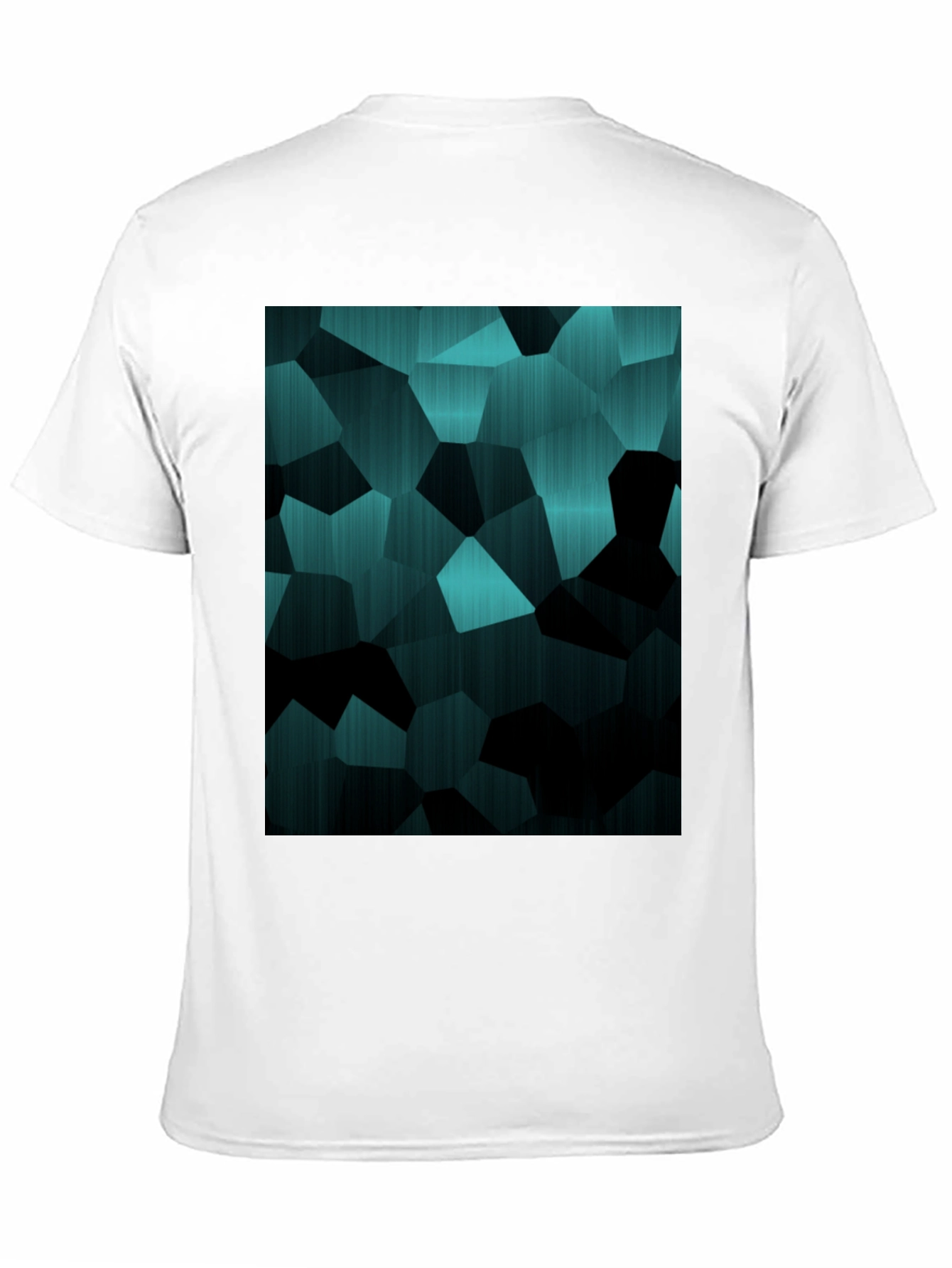 Abstract Geometric Black T-Shirt